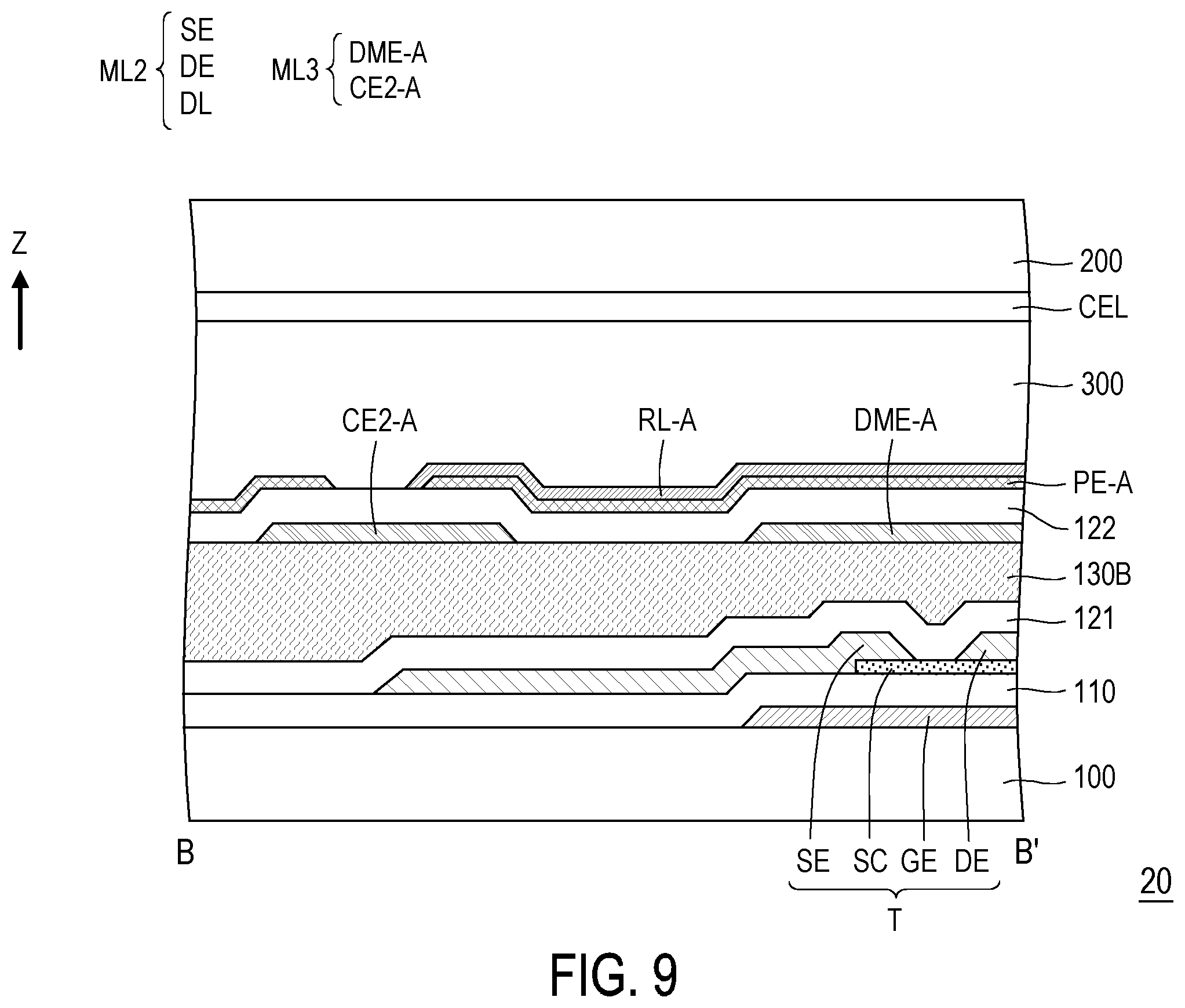 Patent US12610621 Figure 20 – Display panel having storage capacitors and manufacturing method thereof