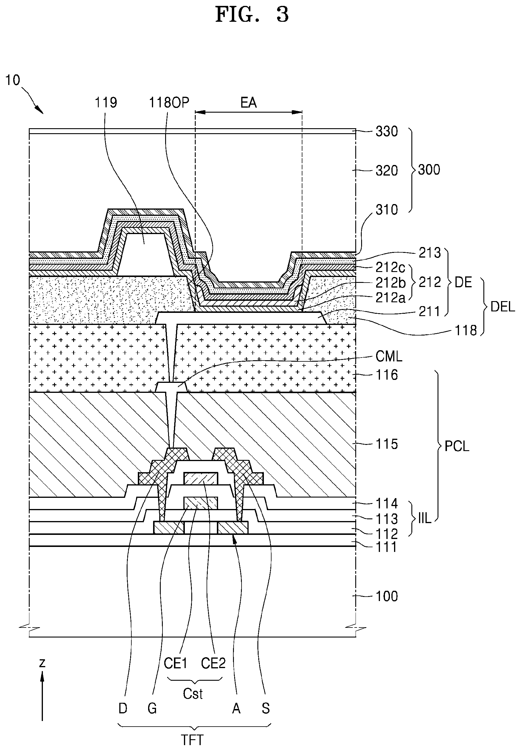 Patent US12610622 Figure 2 – Display apparatus and method of manufacturing the display apparatus