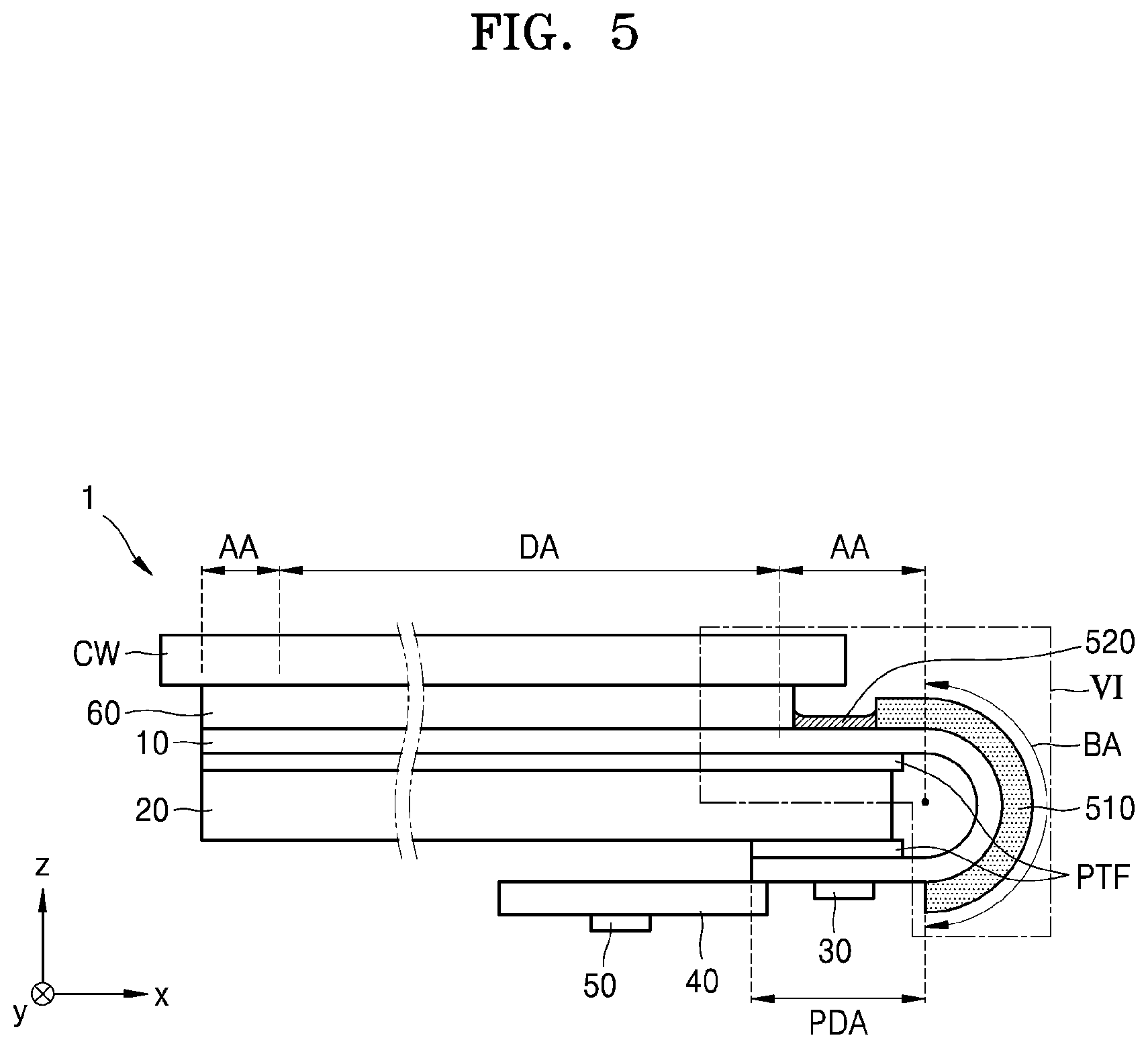 Patent US12610622 Figure 4 – Display apparatus and method of manufacturing the display apparatus