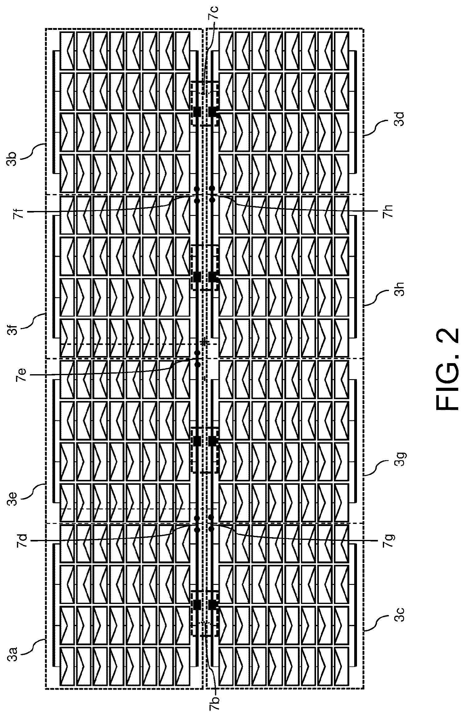 Patent US12610628 Figure 2 – Solar-cell module