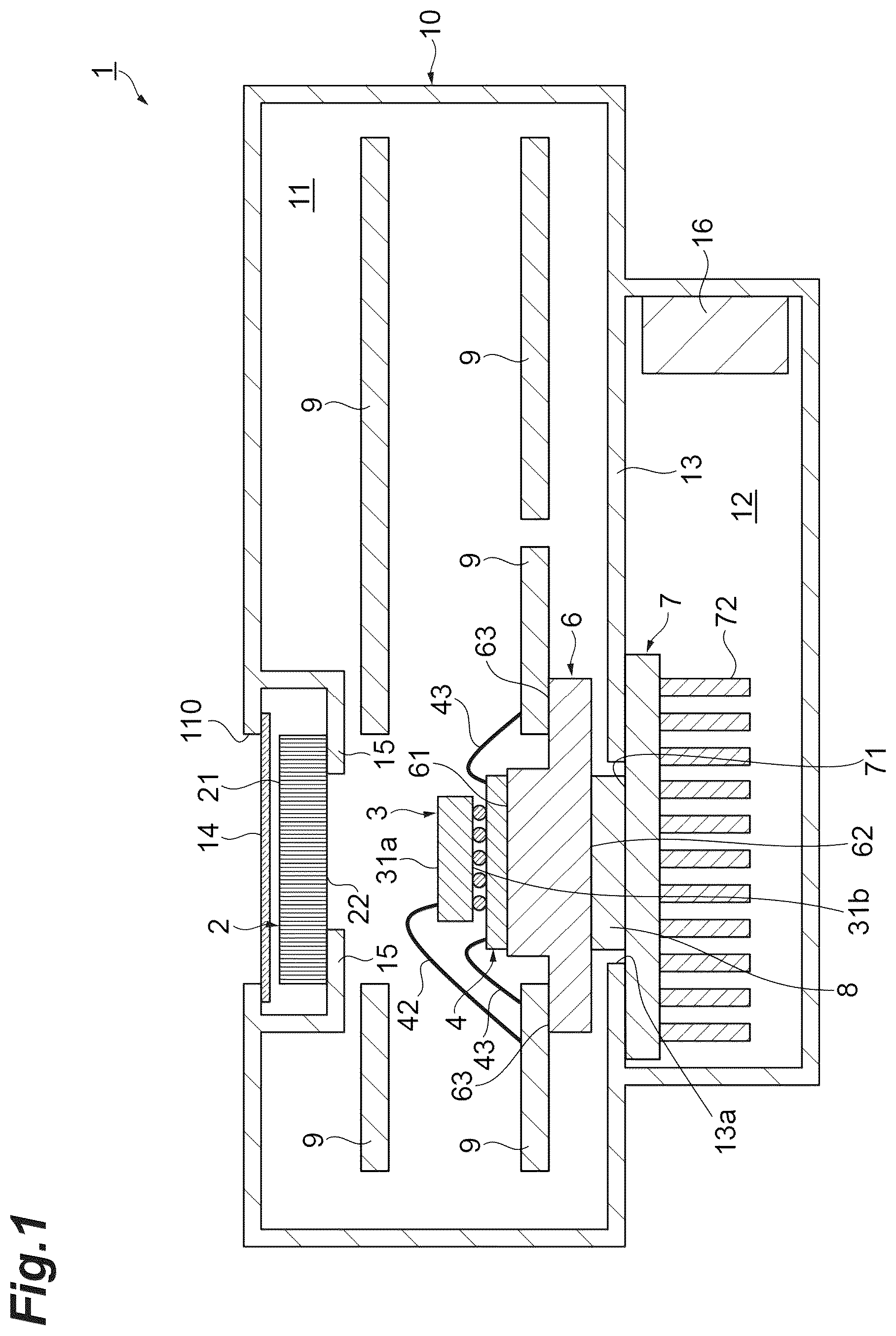 Patent US12610635 Figure 1 – X-ray detection device