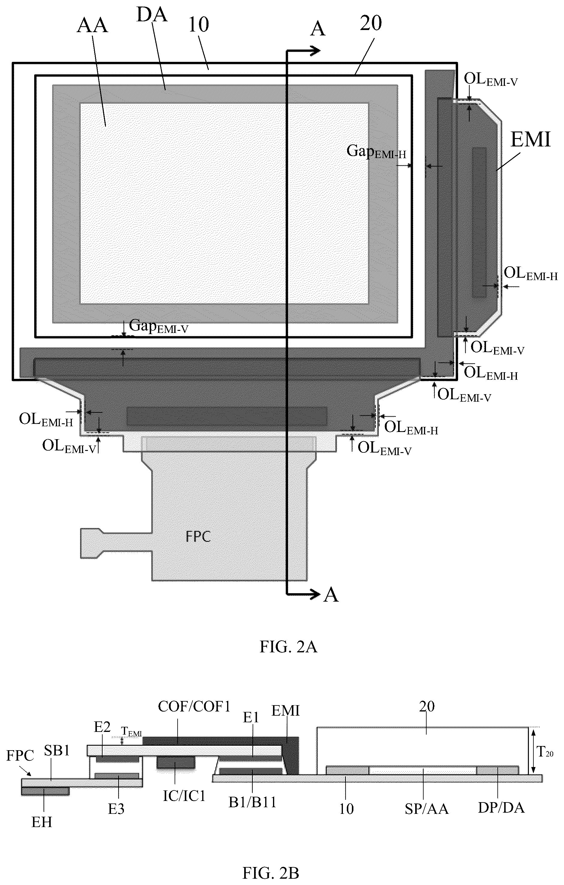 Patent US12610637 Figure 2 – Texture recognition module and display device