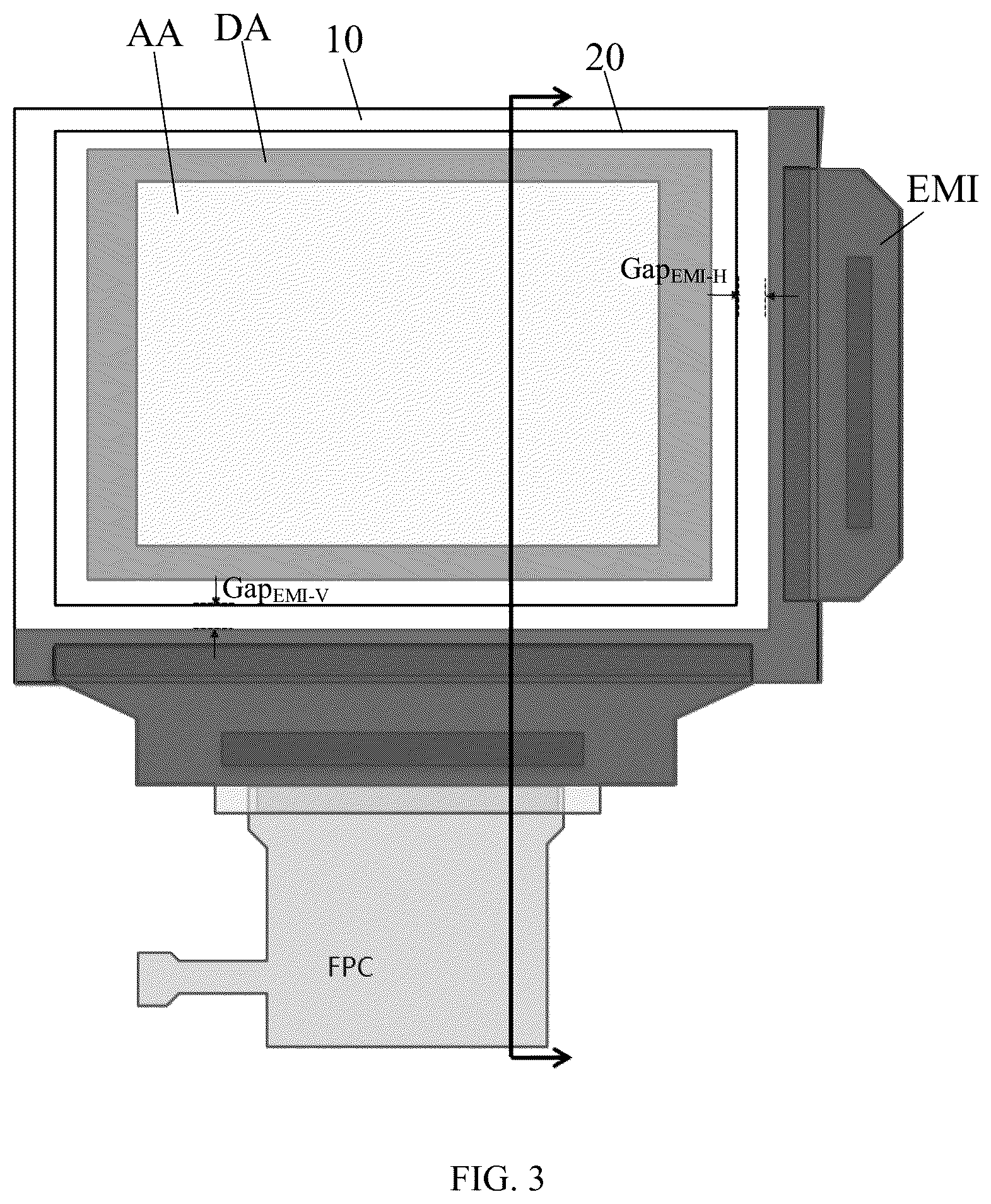 Patent US12610637 Figure 3 – Texture recognition module and display device