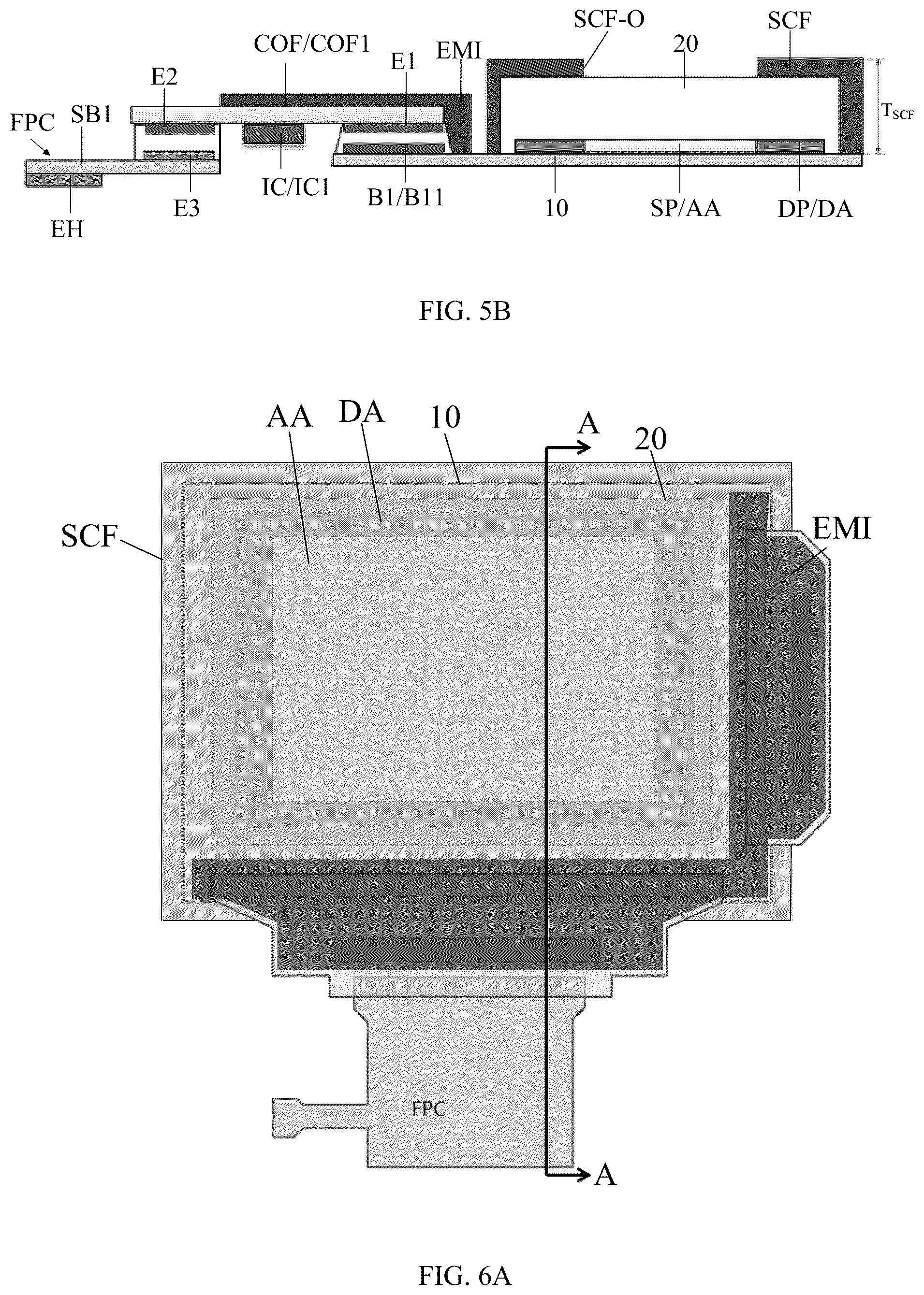 Patent US12610637 Figure 5 – Texture recognition module and display device