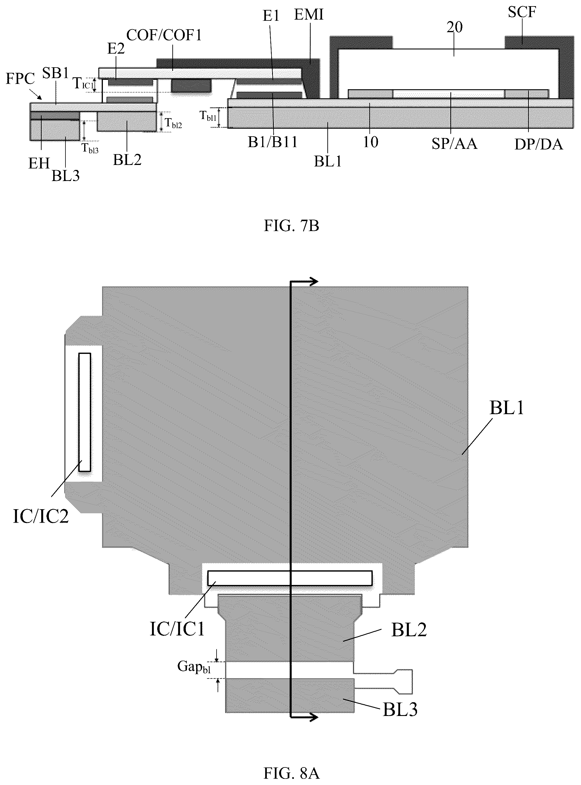 Patent US12610637 Figure 7 – Texture recognition module and display device