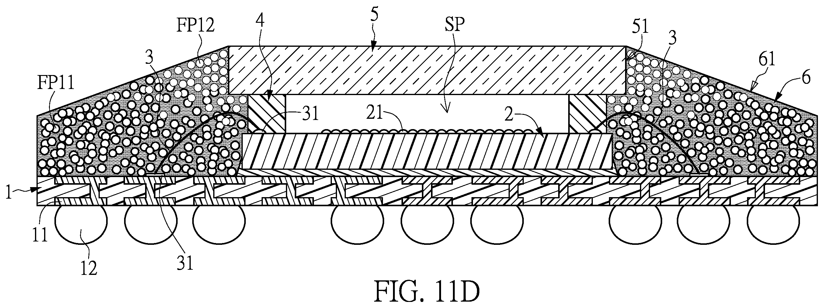 Patent US12610639 Figure 13 – Semiconductor package structure and method for producing the same