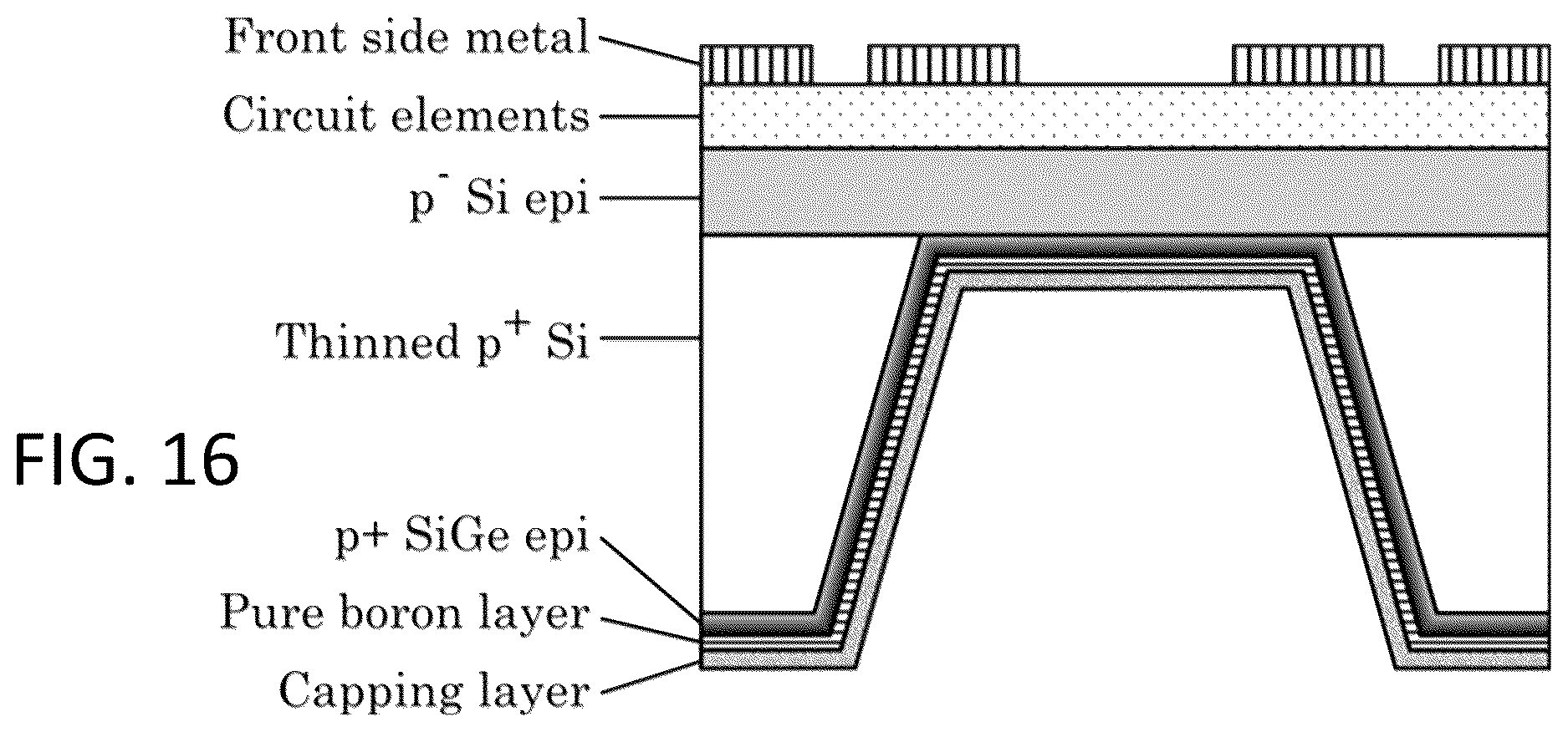 Patent US12610640 Figure 8 – Back-illuminated sensor and method of making same