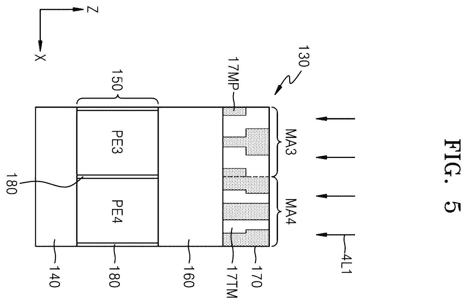 Patent US12610643 Figure 5 – Image sensors including meta-structure for color separation and electronic devices including image sensor