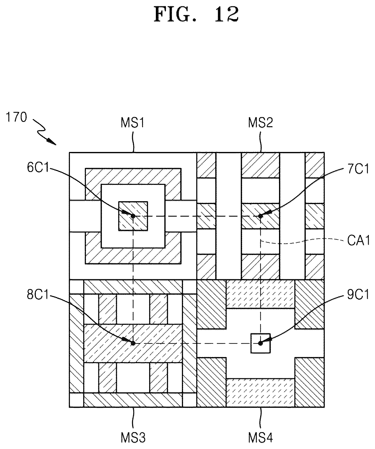 Patent US12610643 Figure 12 – Image sensors including meta-structure for color separation and electronic devices including image sensor