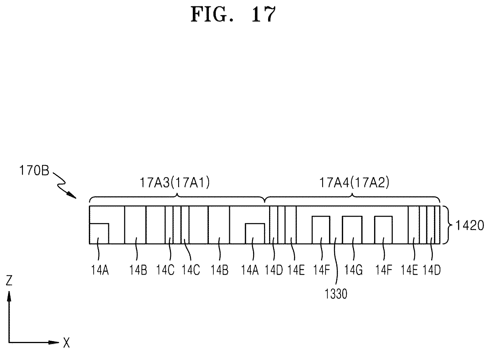 Patent US12610643 Figure 17 – Image sensors including meta-structure for color separation and electronic devices including image sensor