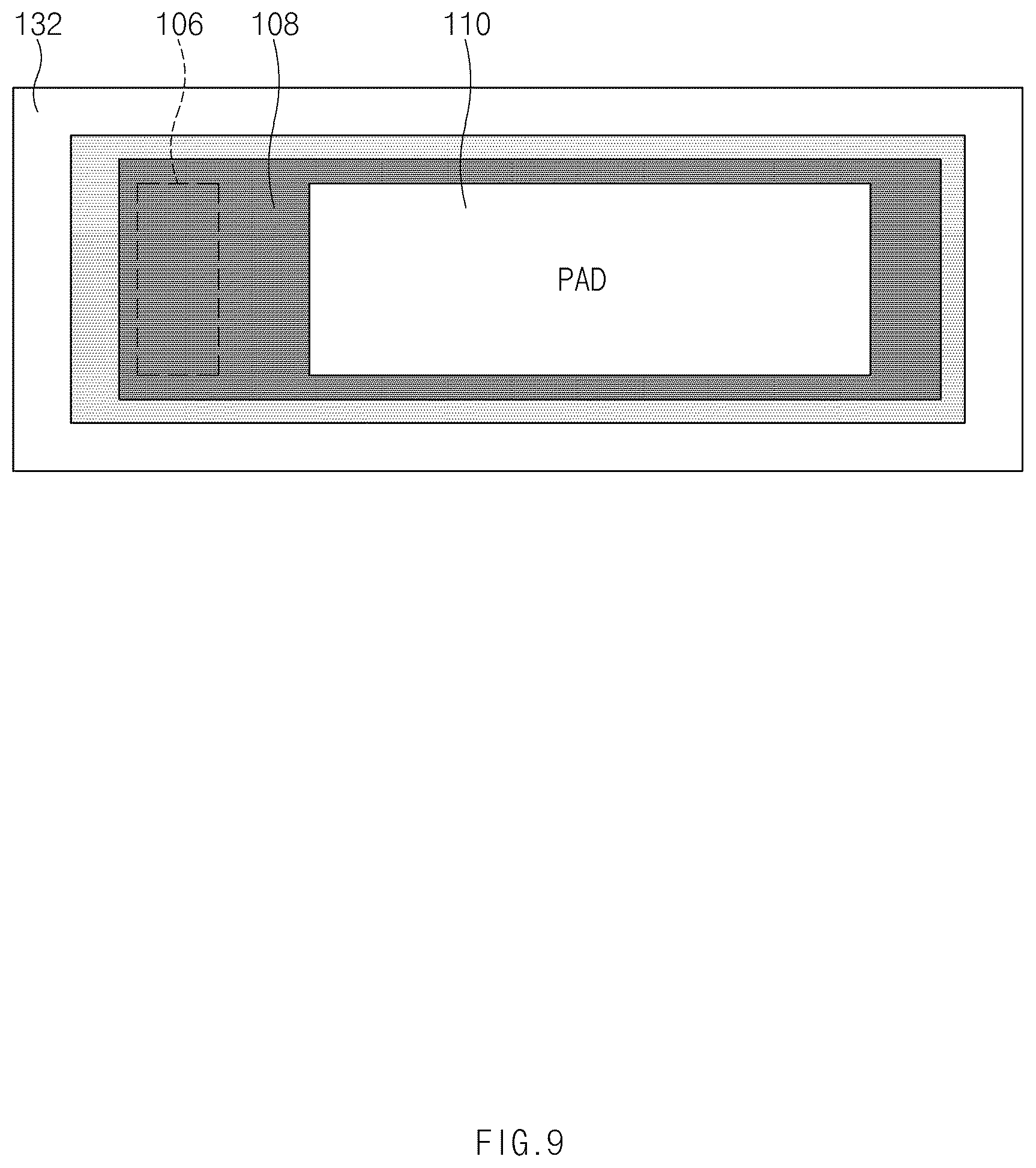 Patent US12610647 Figure 9 – Image sensor device for blocking noise in the pad area