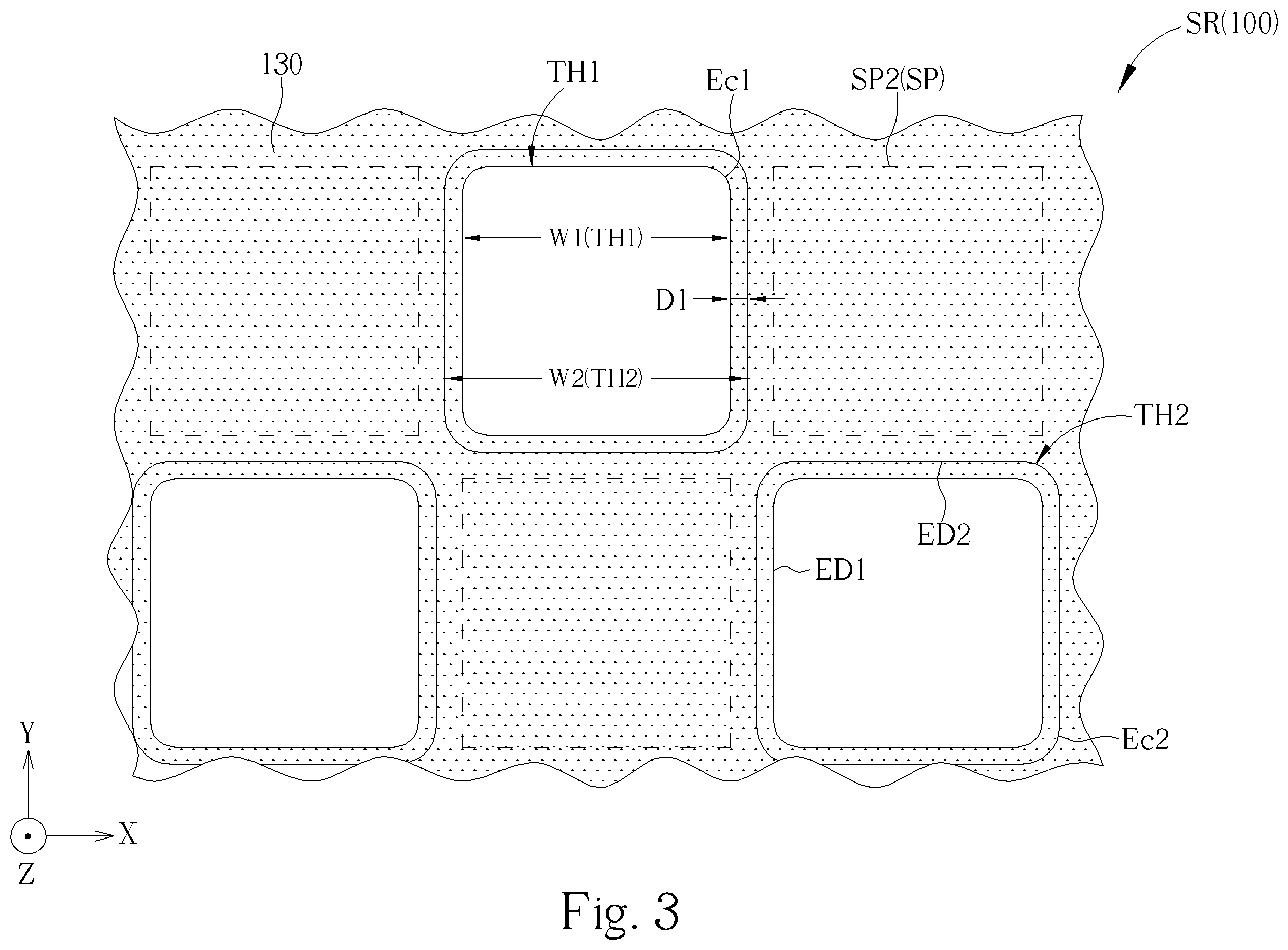Patent US12610654 Figure 3 – Electronic device with enhanced sensing accuracy, sensing clearness and light intensity of received light of sensing element