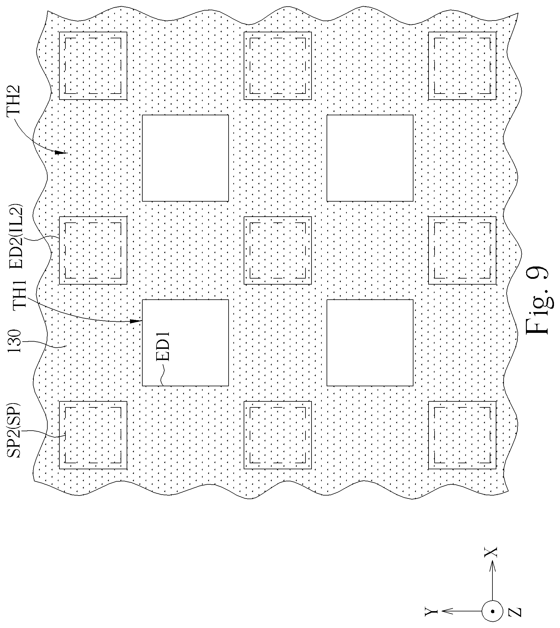 Patent US12610654 Figure 9 – Electronic device with enhanced sensing accuracy, sensing clearness and light intensity of received light of sensing element