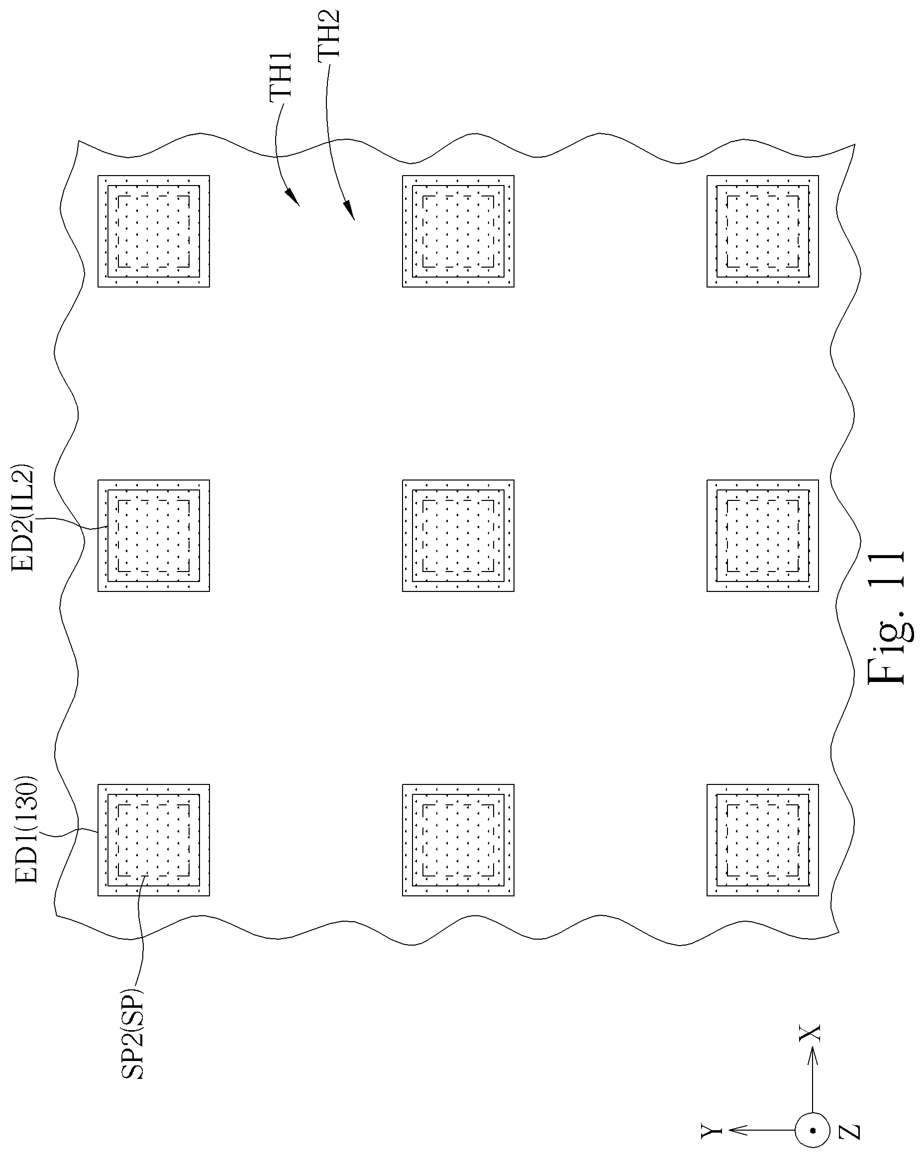 Patent US12610654 Figure 11 – Electronic device with enhanced sensing accuracy, sensing clearness and light intensity of received light of sensing element