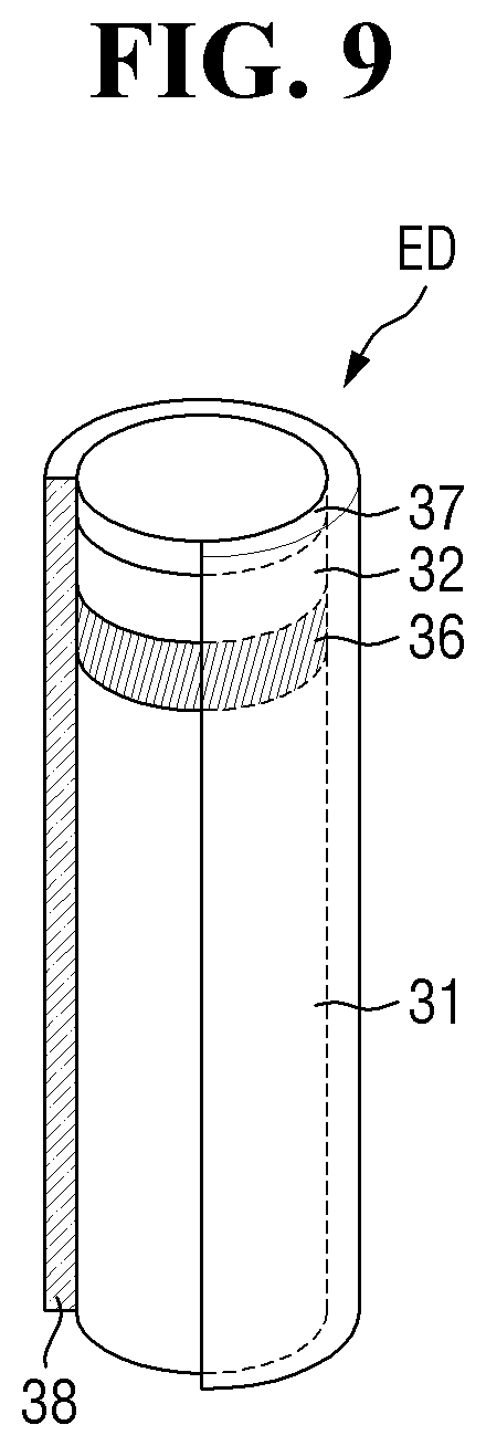 Patent US12610663 Figure 9 – Display device with improved connecting resistance between electrodes and method of manufacturing the same