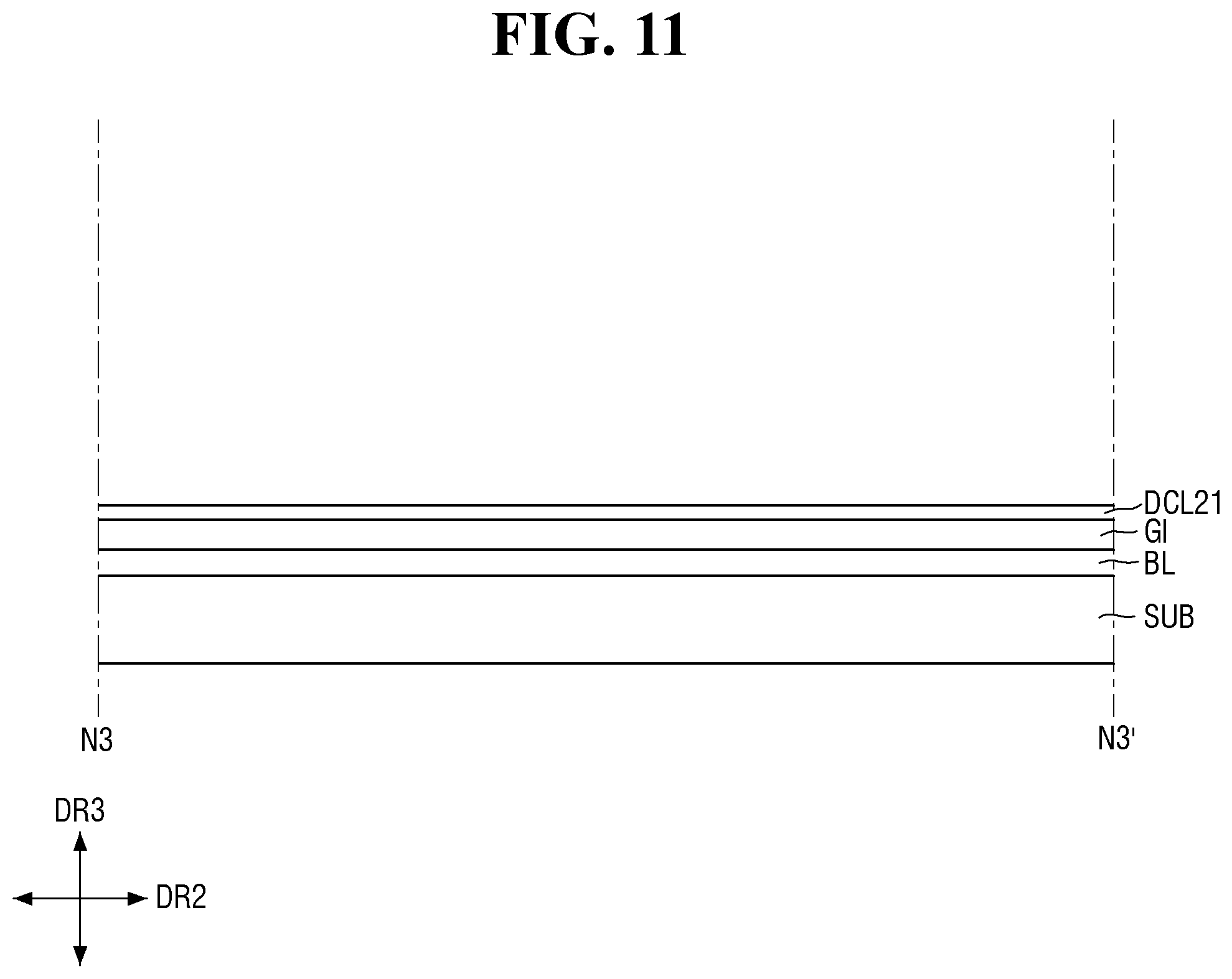 Patent US12610663 Figure 11 – Display device with improved connecting resistance between electrodes and method of manufacturing the same