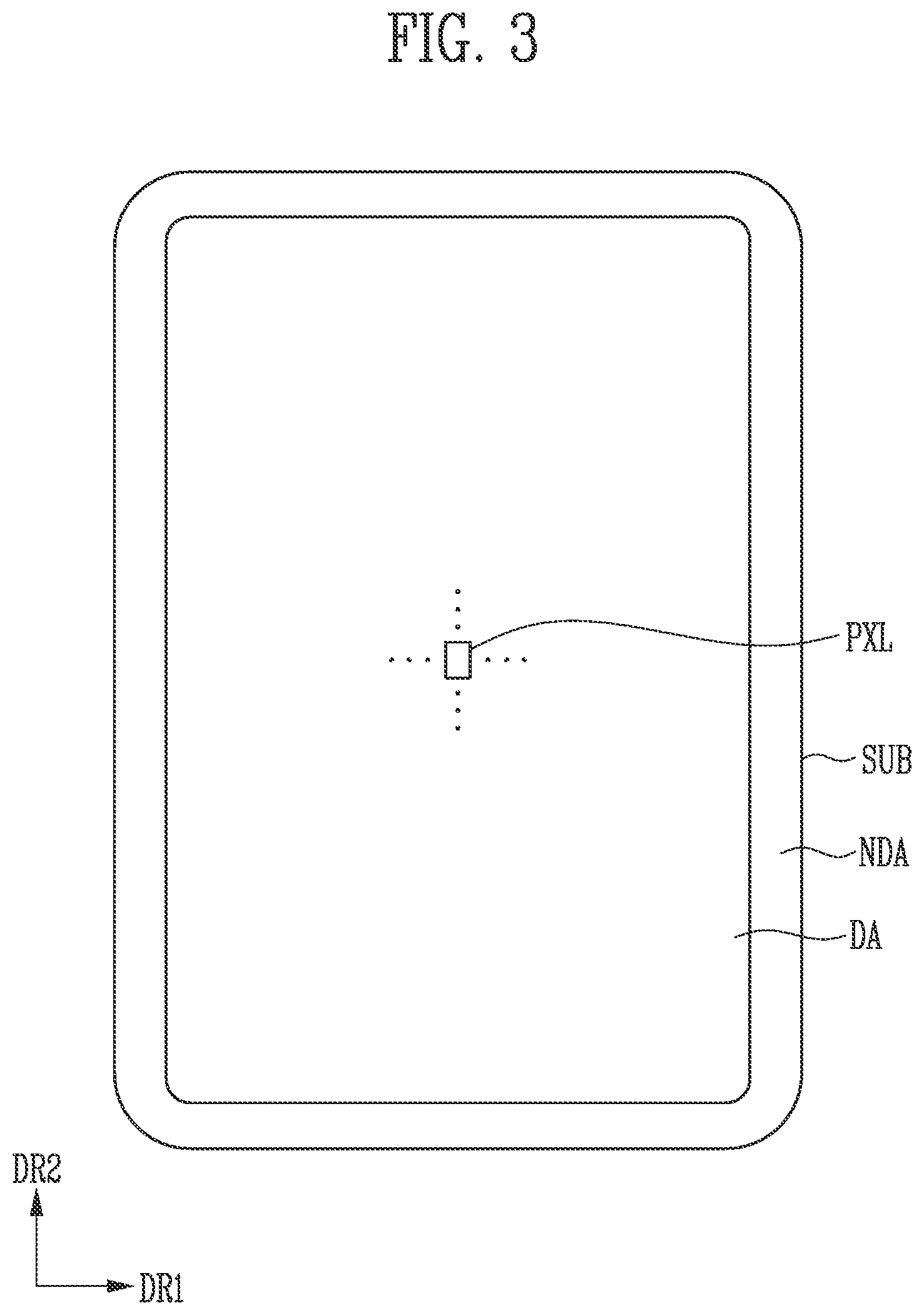 Patent US12610664 Figure 3 – Display device and method of fabricating the same