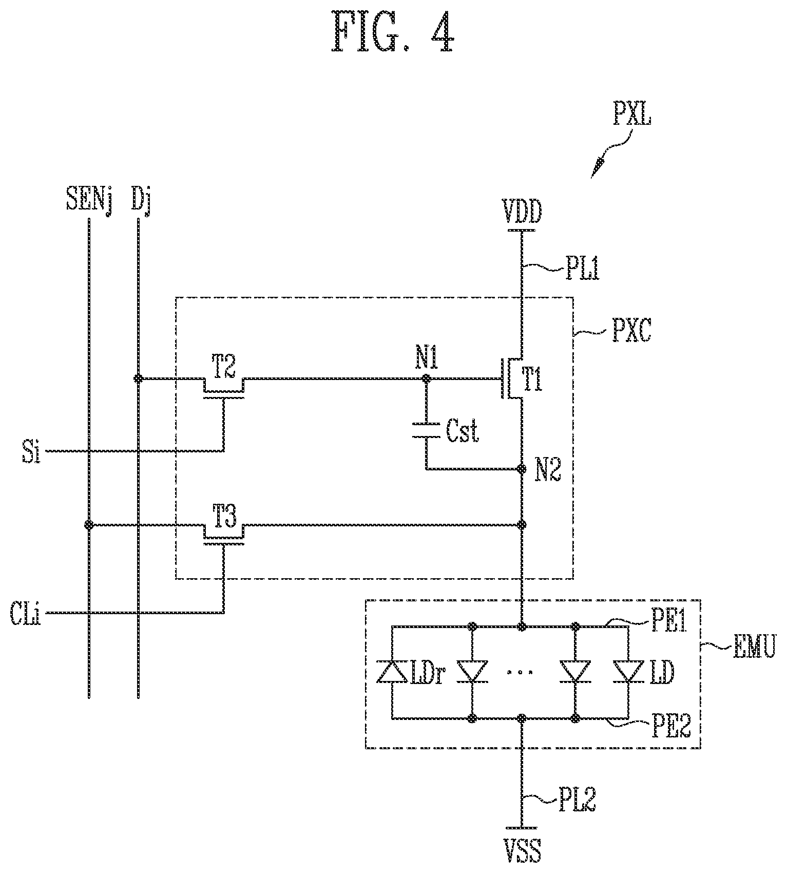 Patent US12610664 Figure 4 – Display device and method of fabricating the same