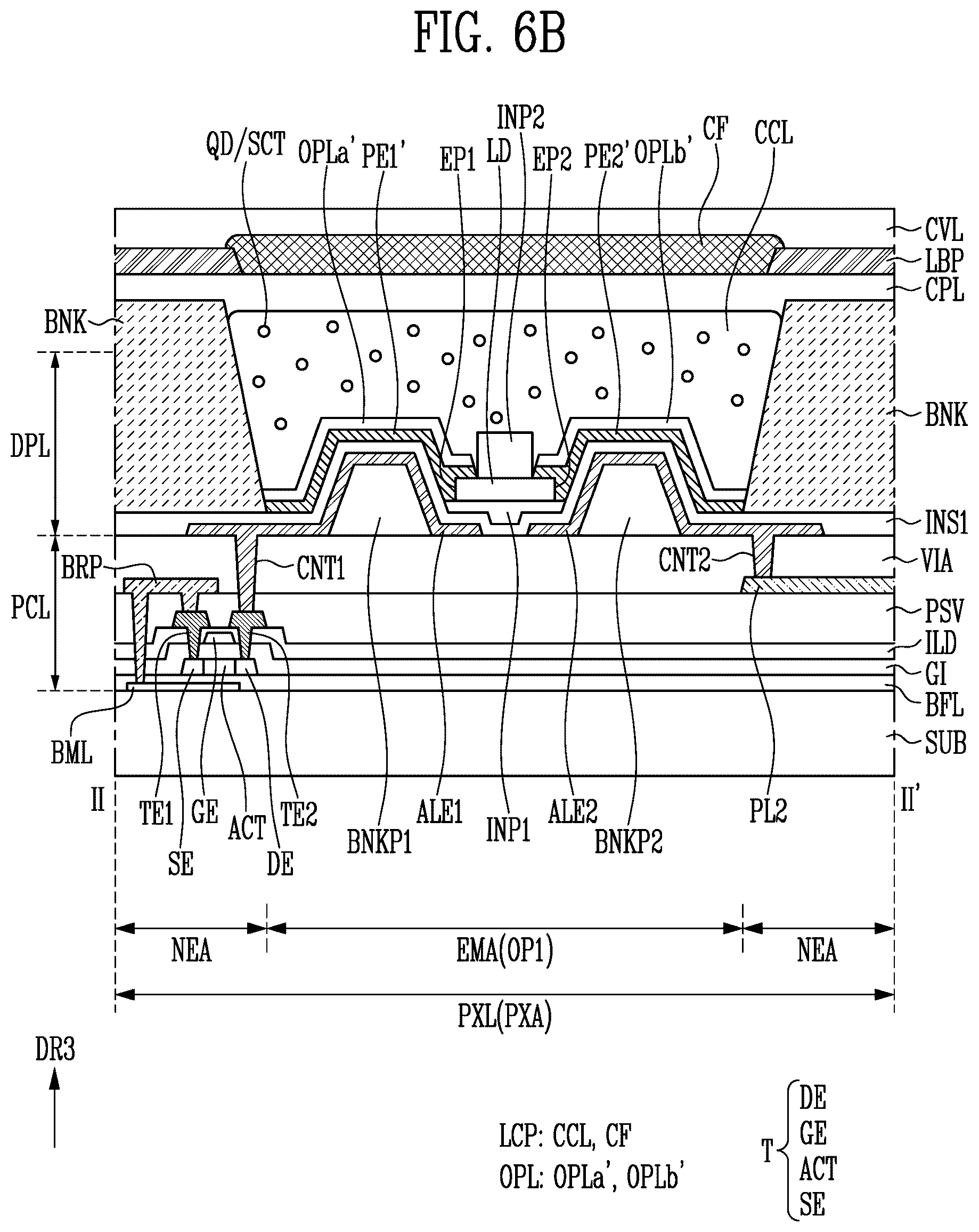 Patent US12610664 Figure 7 – Display device and method of fabricating the same