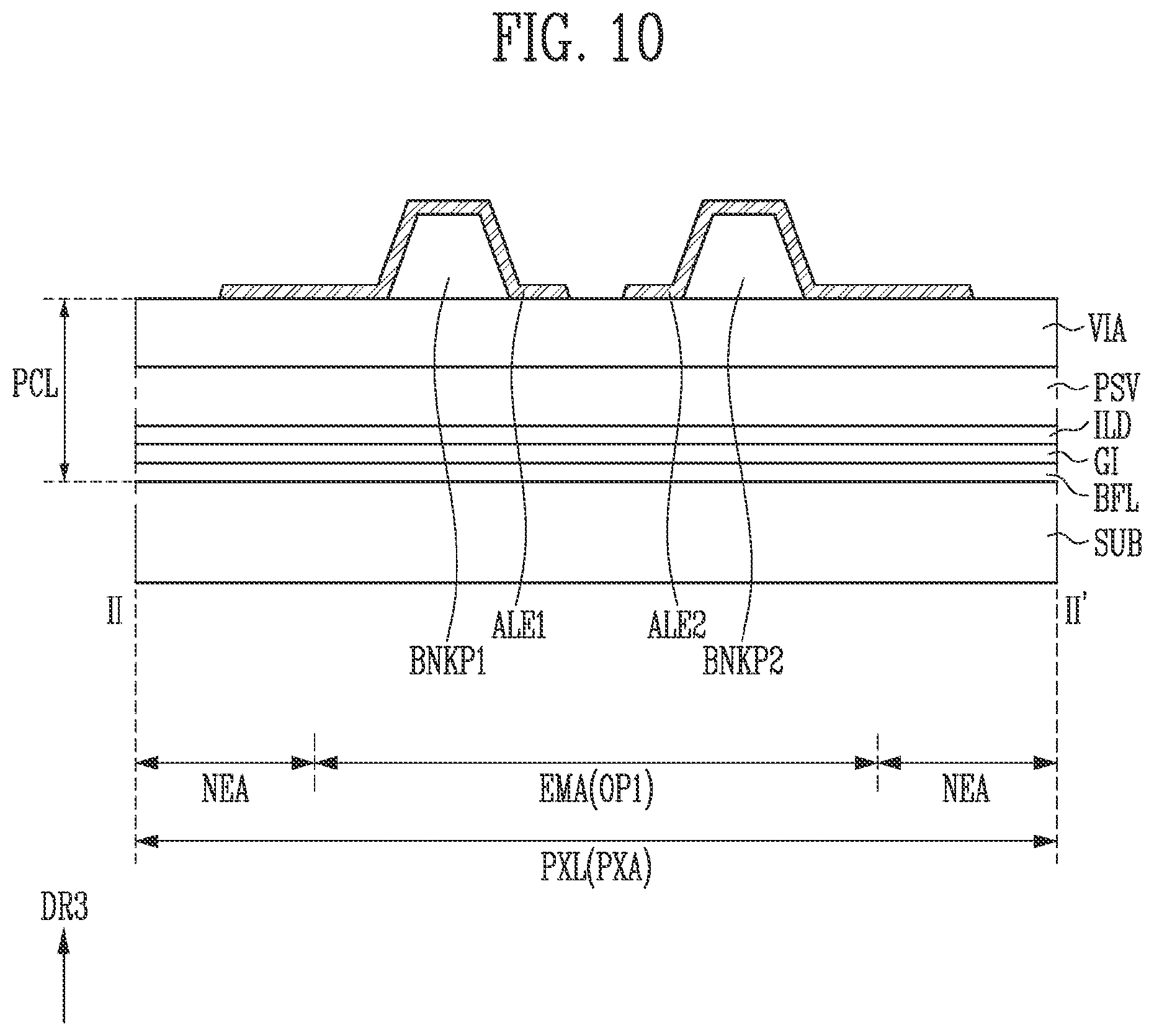 Patent US12610664 Figure 15 – Display device and method of fabricating the same