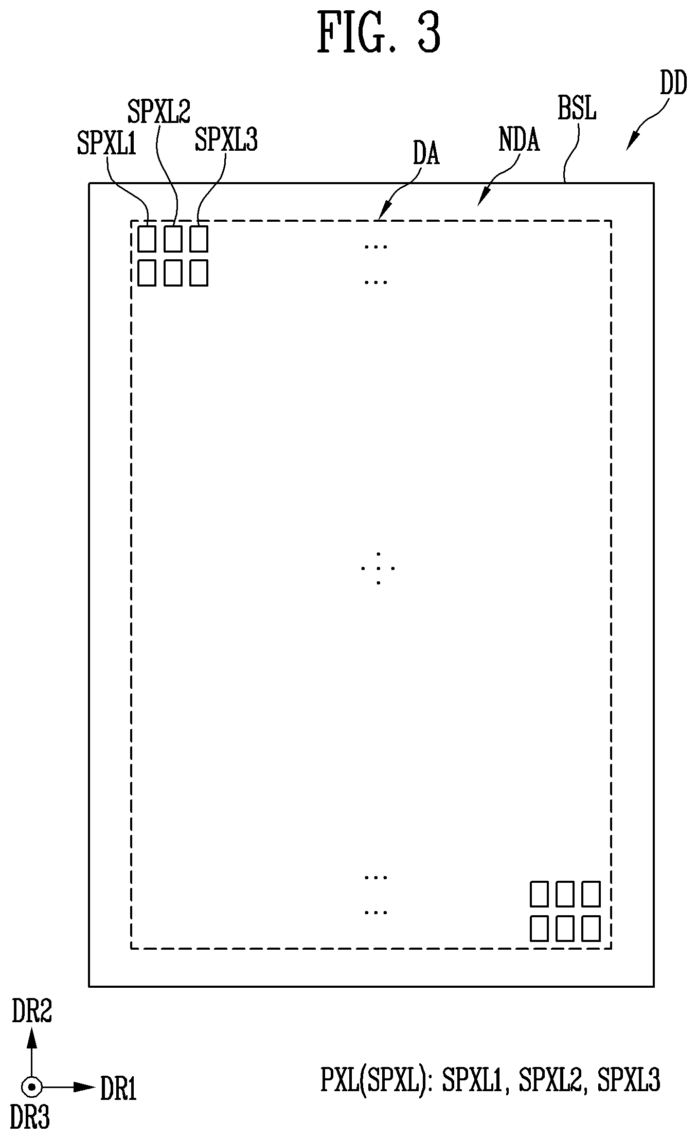 Patent US12610665 Figure 3 – Display device and method of manufacturing the same