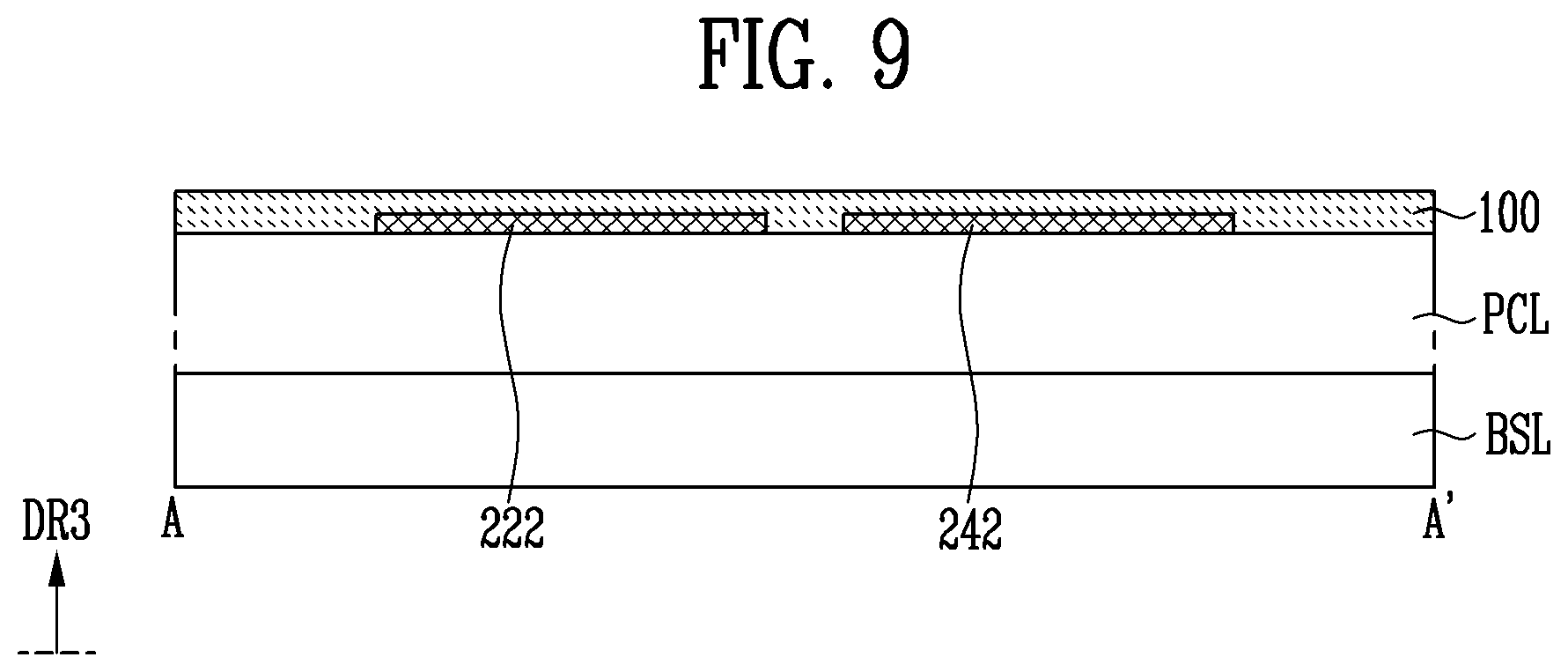 Patent US12610665 Figure 9 – Display device and method of manufacturing the same