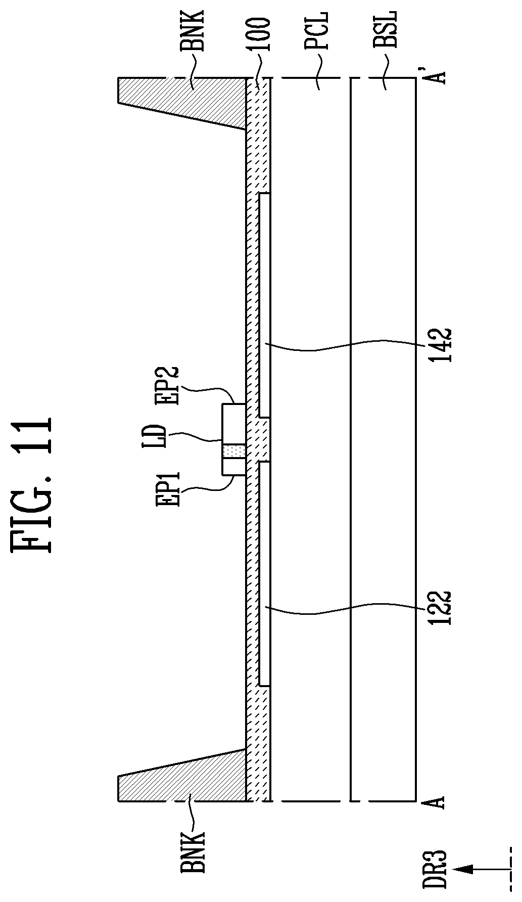 Patent US12610665 Figure 11 – Display device and method of manufacturing the same