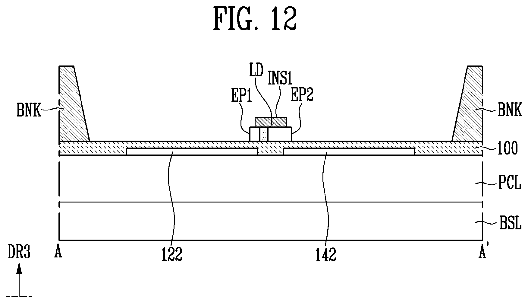 Patent US12610665 Figure 12 – Display device and method of manufacturing the same