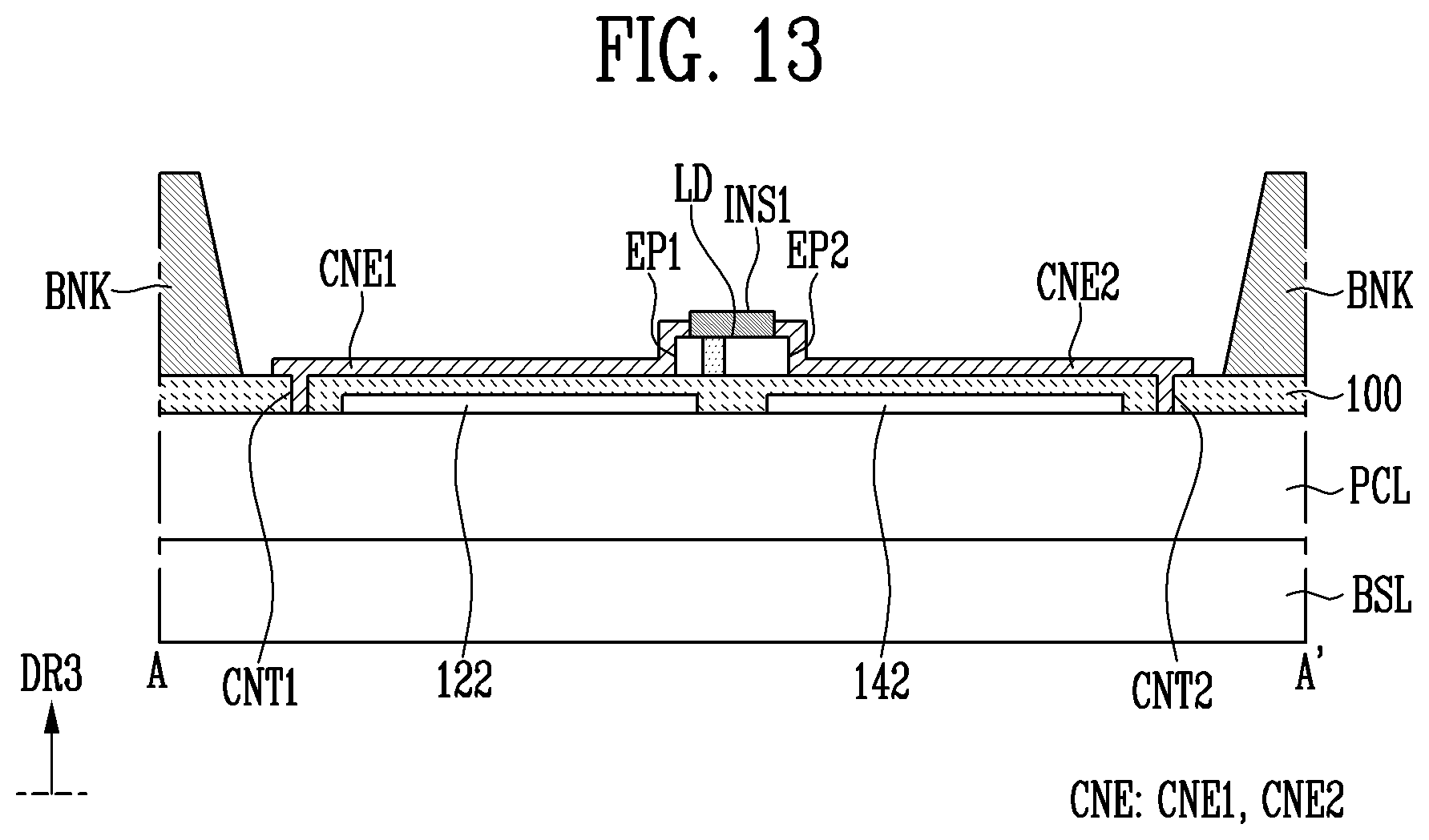 Patent US12610665 Figure 13 – Display device and method of manufacturing the same