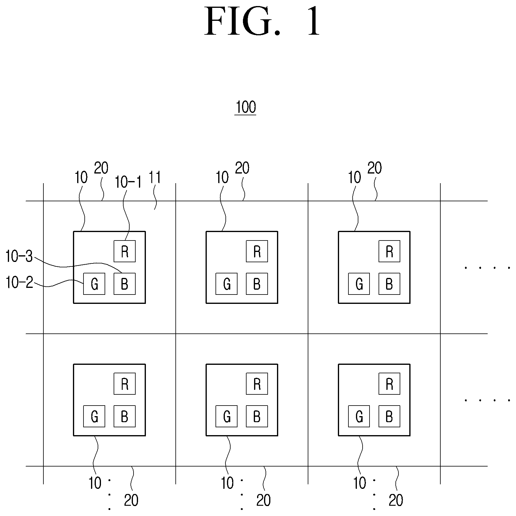 Patent US12610668 Figure 1 – Color converter layer and manufacturing method thereof