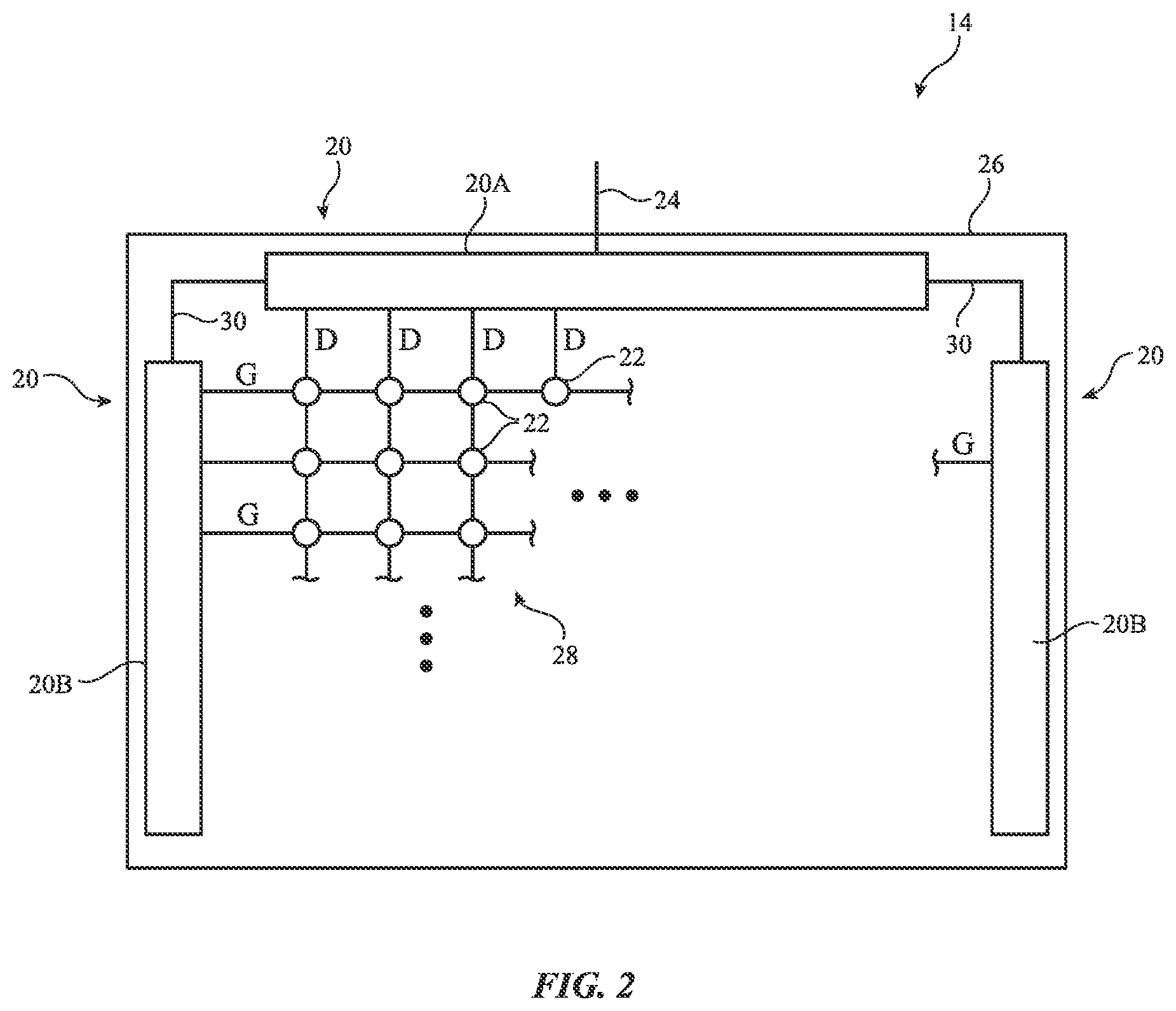 Patent US12610671 Figure 2 – Pixel optical structures for display optical efficiency