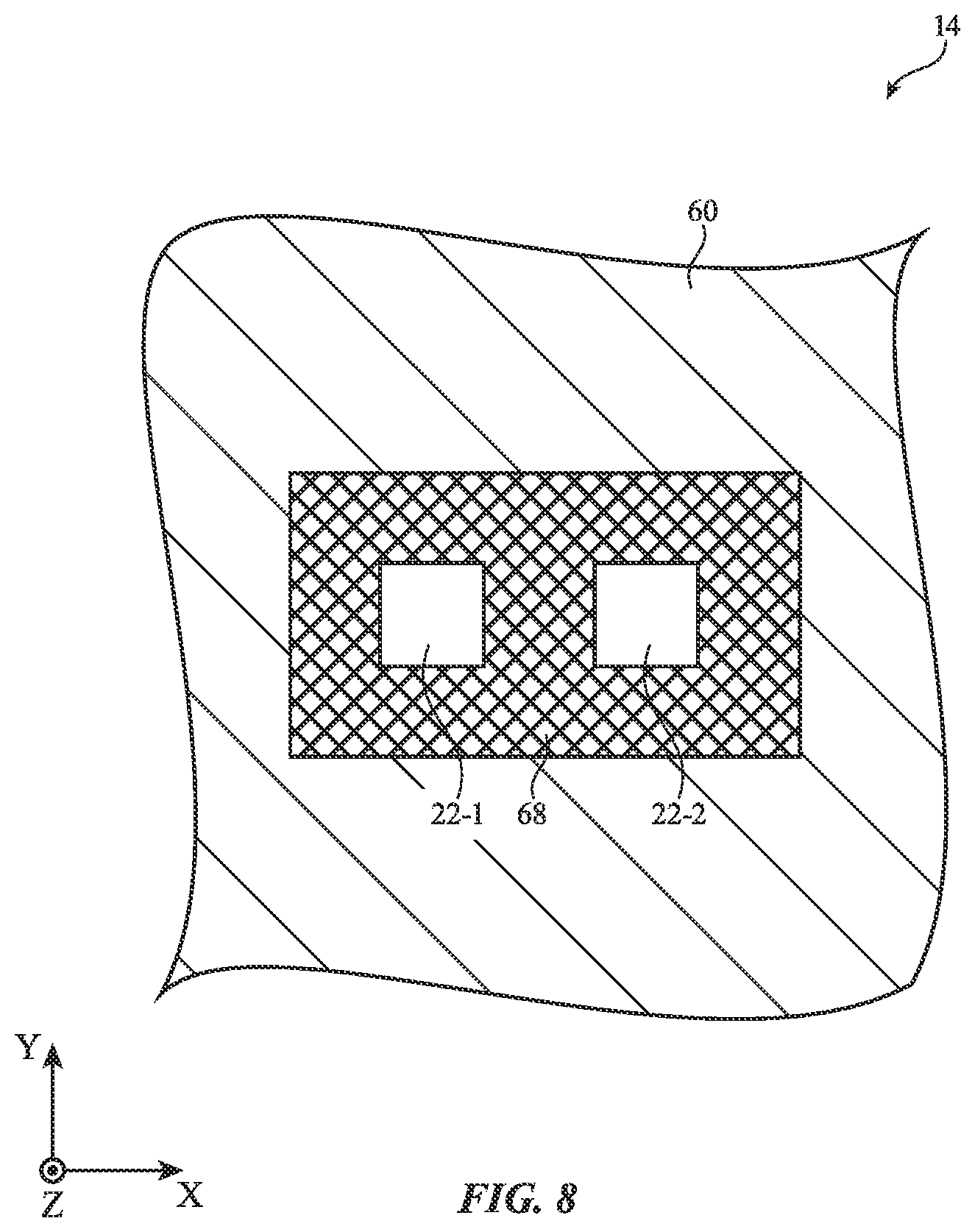 Patent US12610671 Figure 8 – Pixel optical structures for display optical efficiency