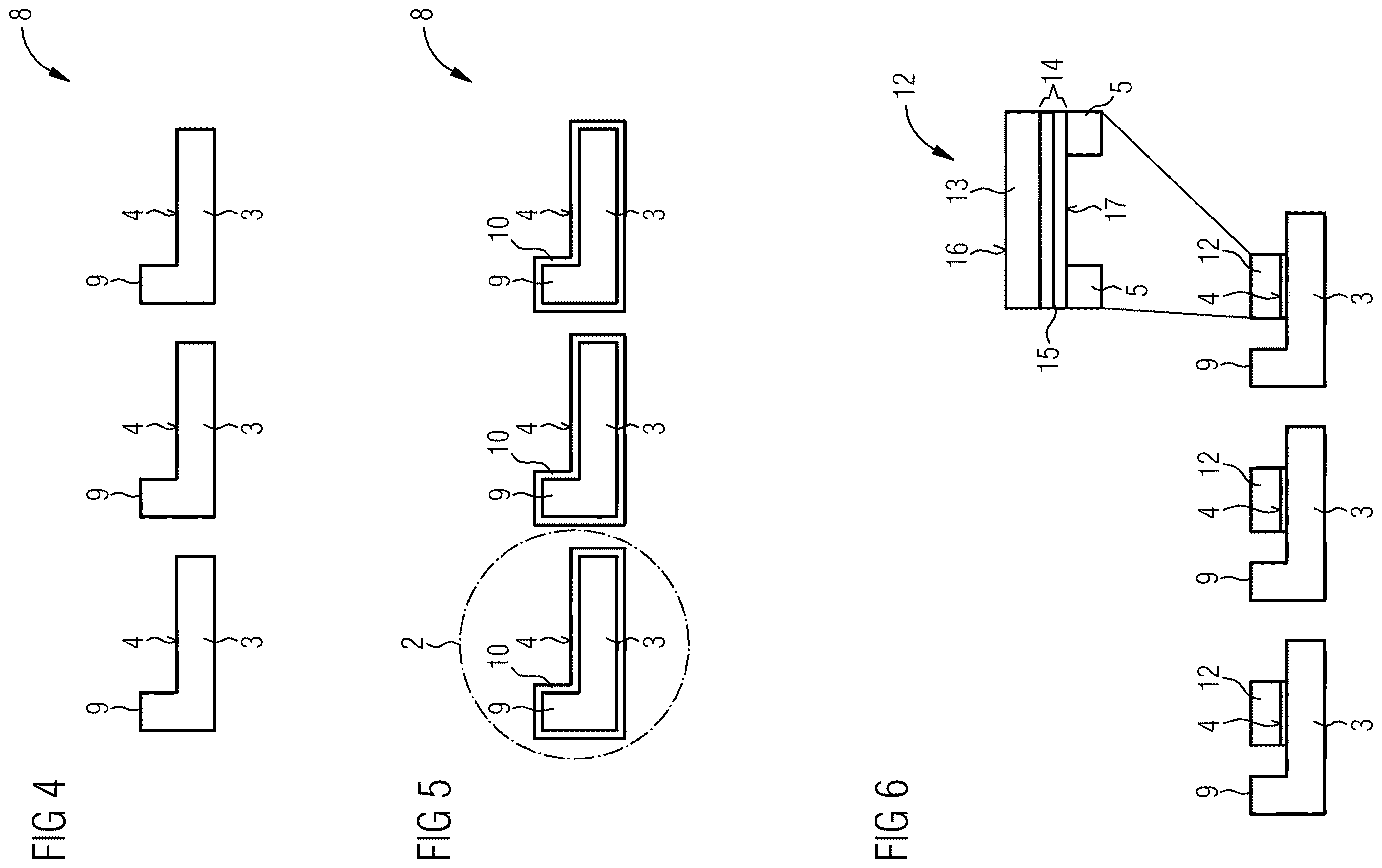 Patent US12610673 Figure 2 – Radiation-emitting component, method for producing a radiation-emitting component, and module with a radiation-emitting component