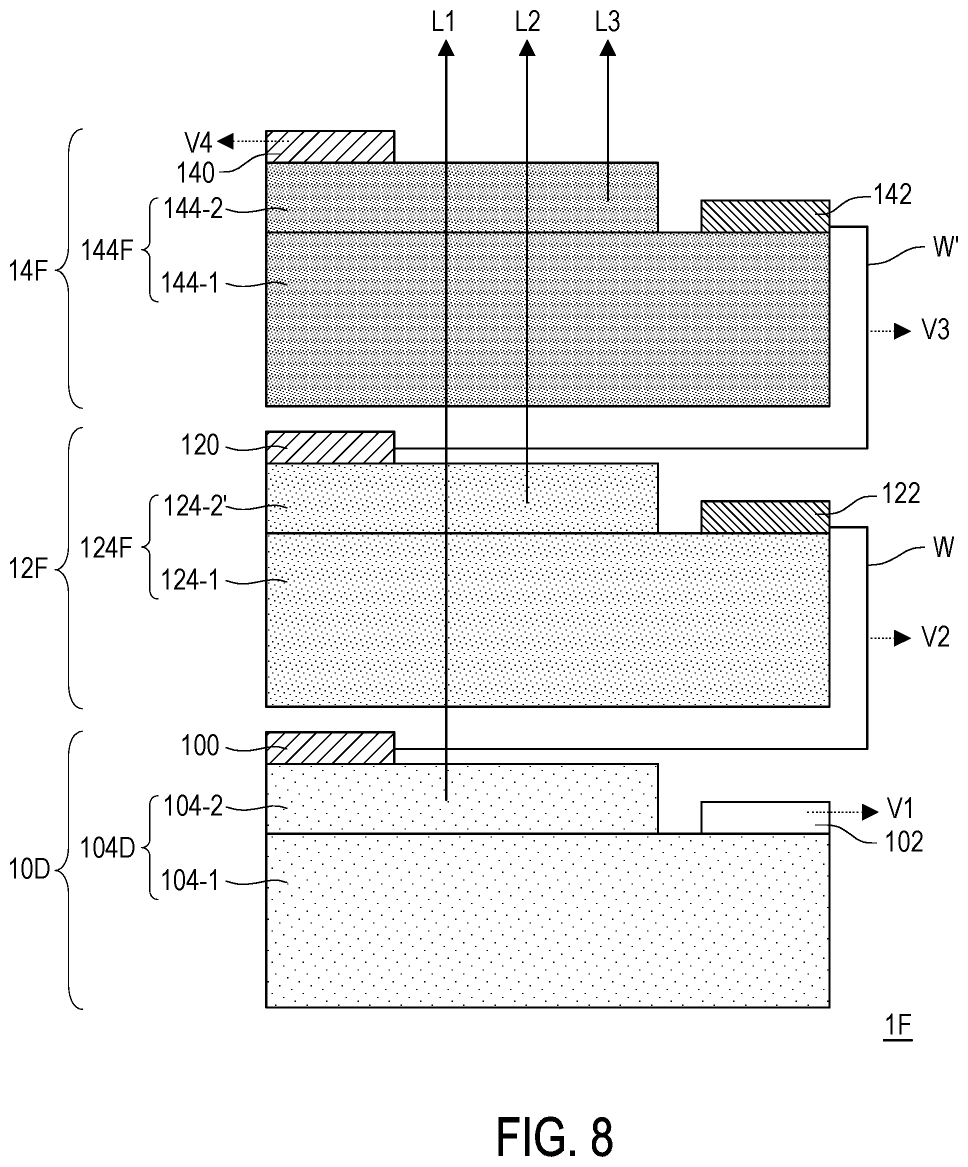 Patent US12610676 Figure 7 – Light emitting device structure and operation method thereof