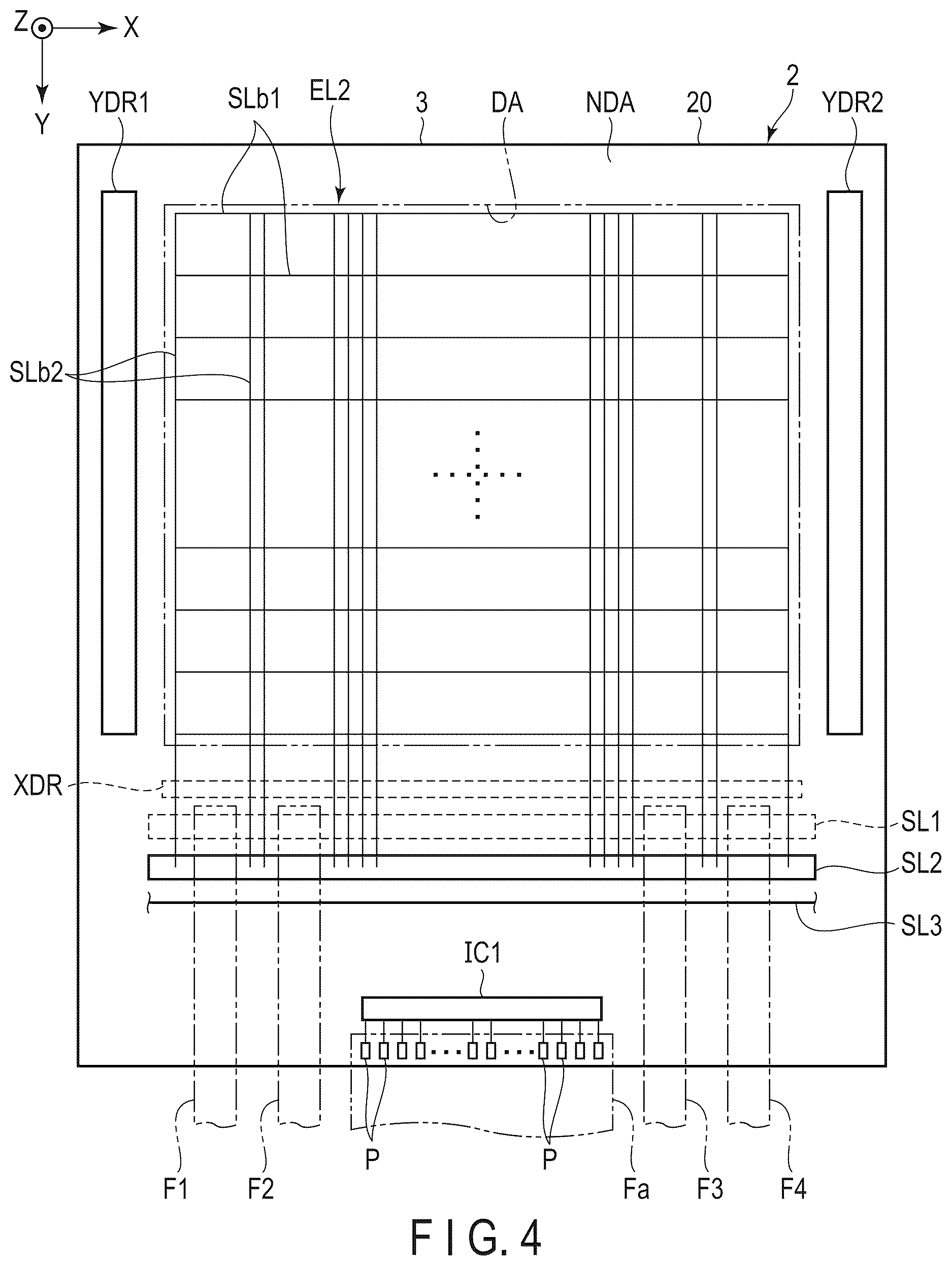 Patent US12610677 Figure 4 – Display device