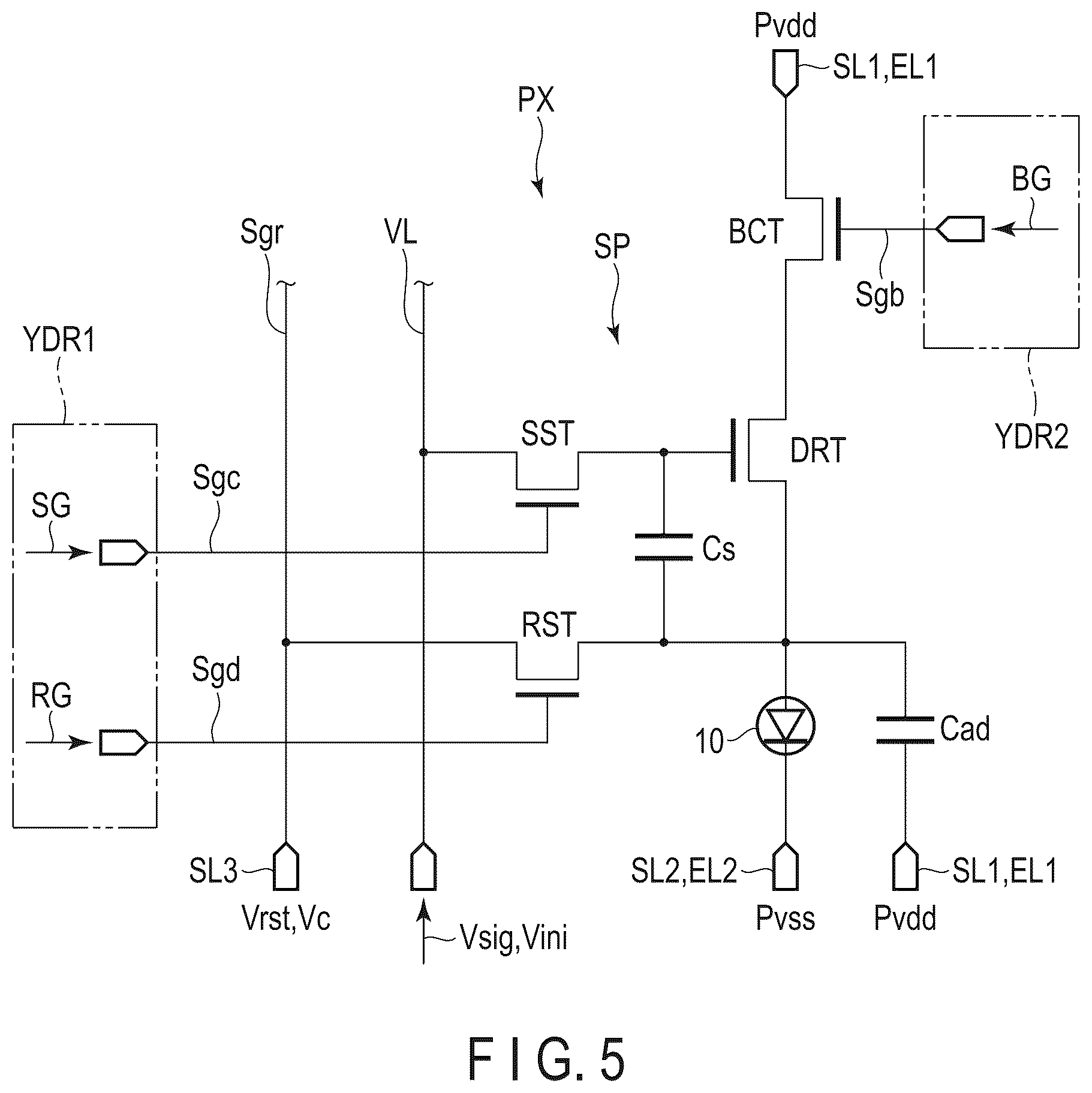 Patent US12610677 Figure 5 – Display device