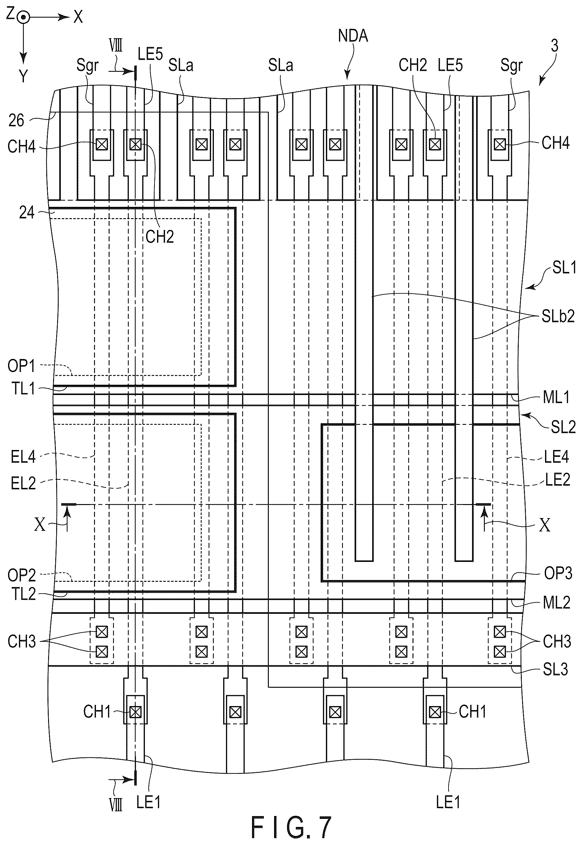 Patent US12610677 Figure 7 – Display device