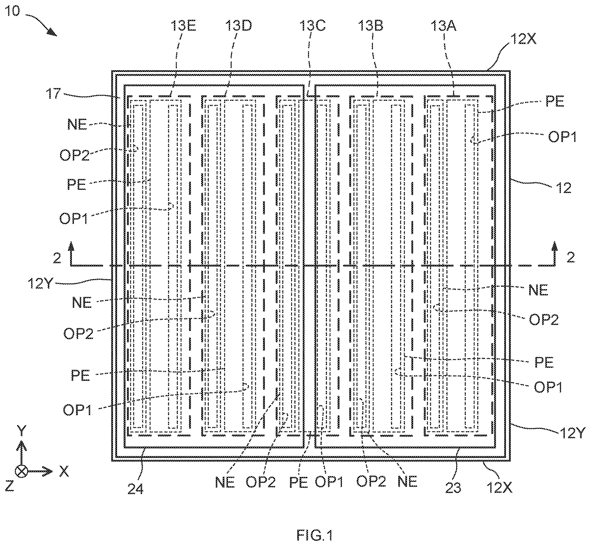 Patent US12610679 Figure 1 – Semiconductor light-emitting device