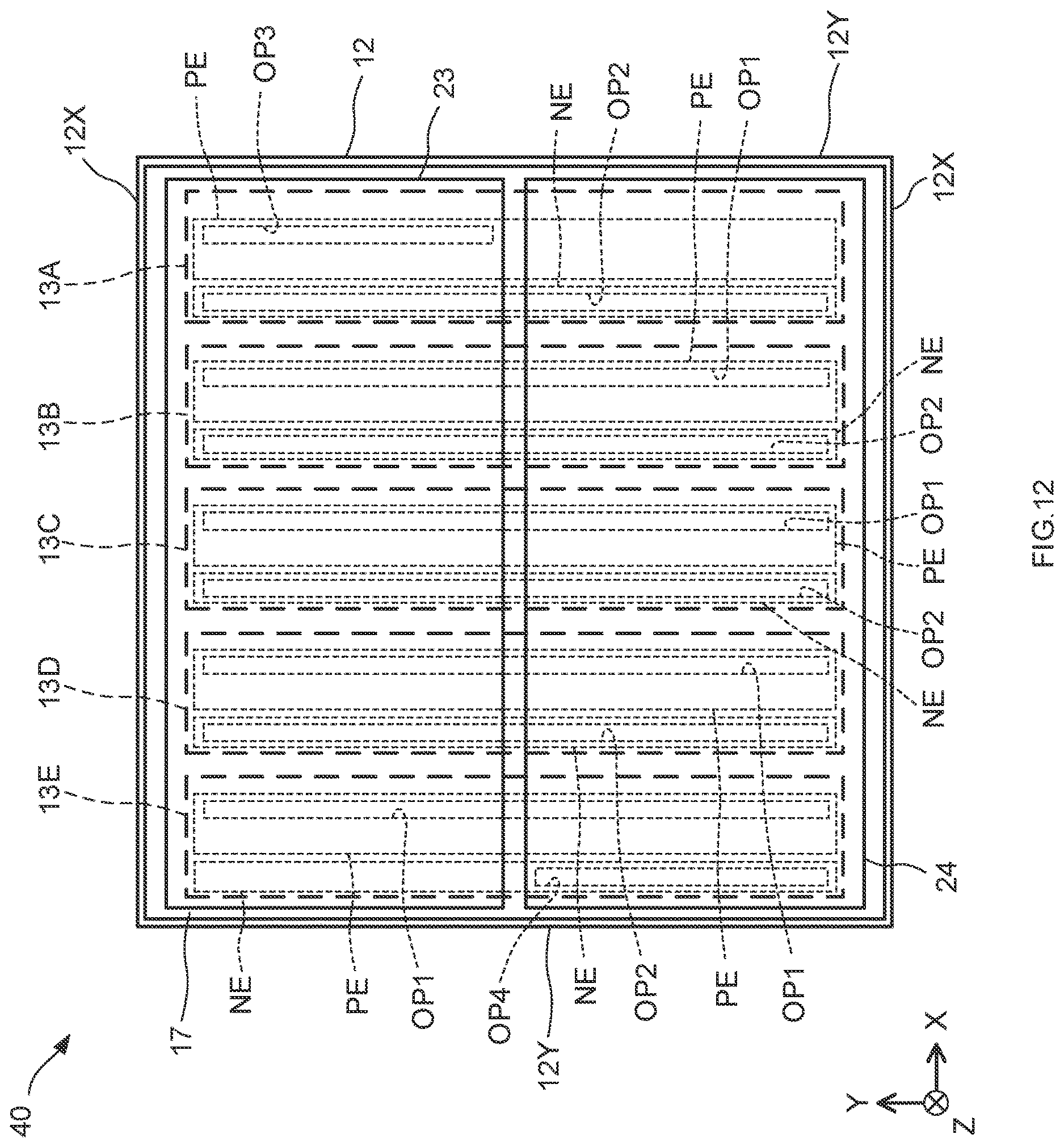 Patent US12610679 Figure 12 – Semiconductor light-emitting device