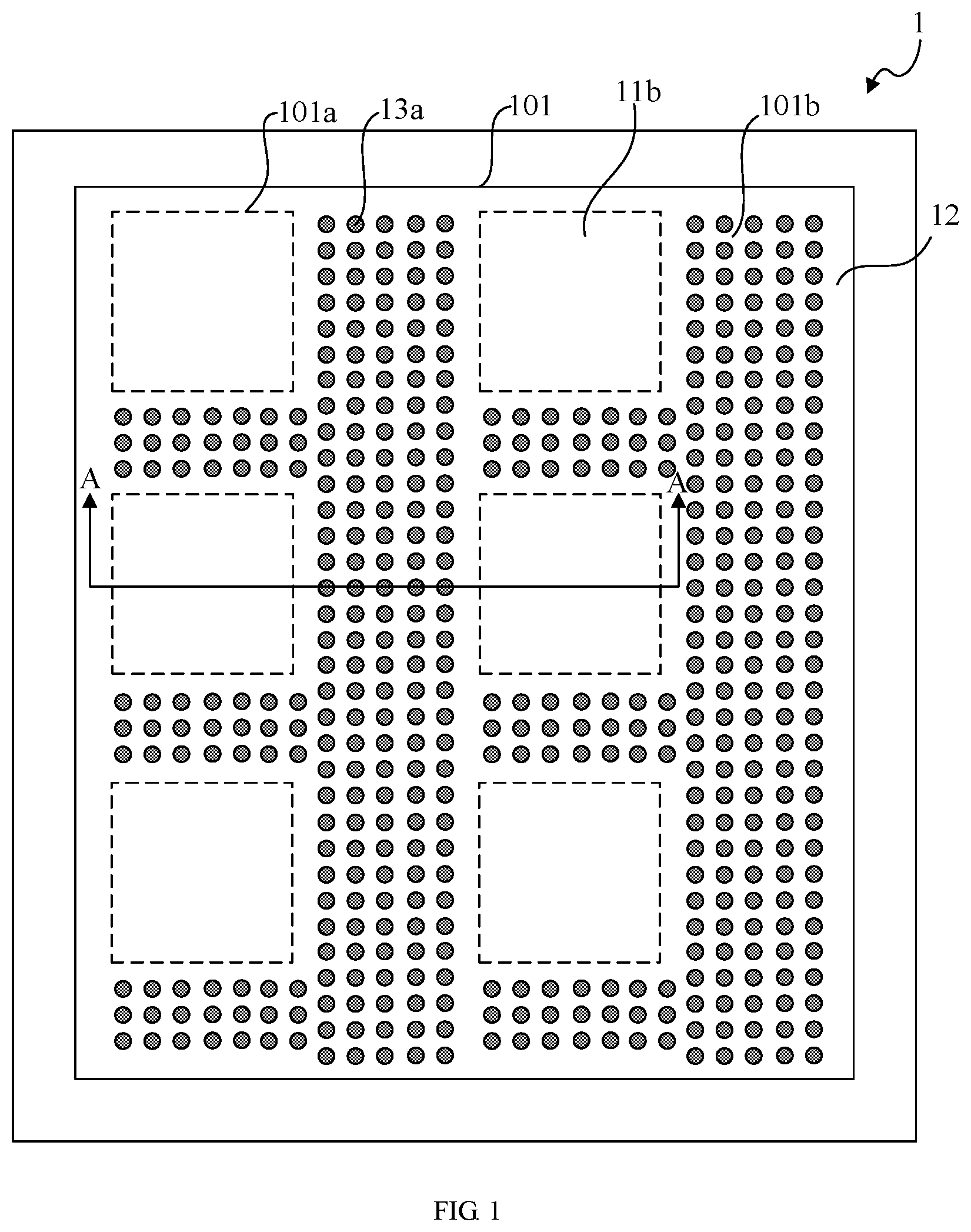 Patent US12610685 Figure 1 – Display panels, transparent display panels and manufacturing methods therefor