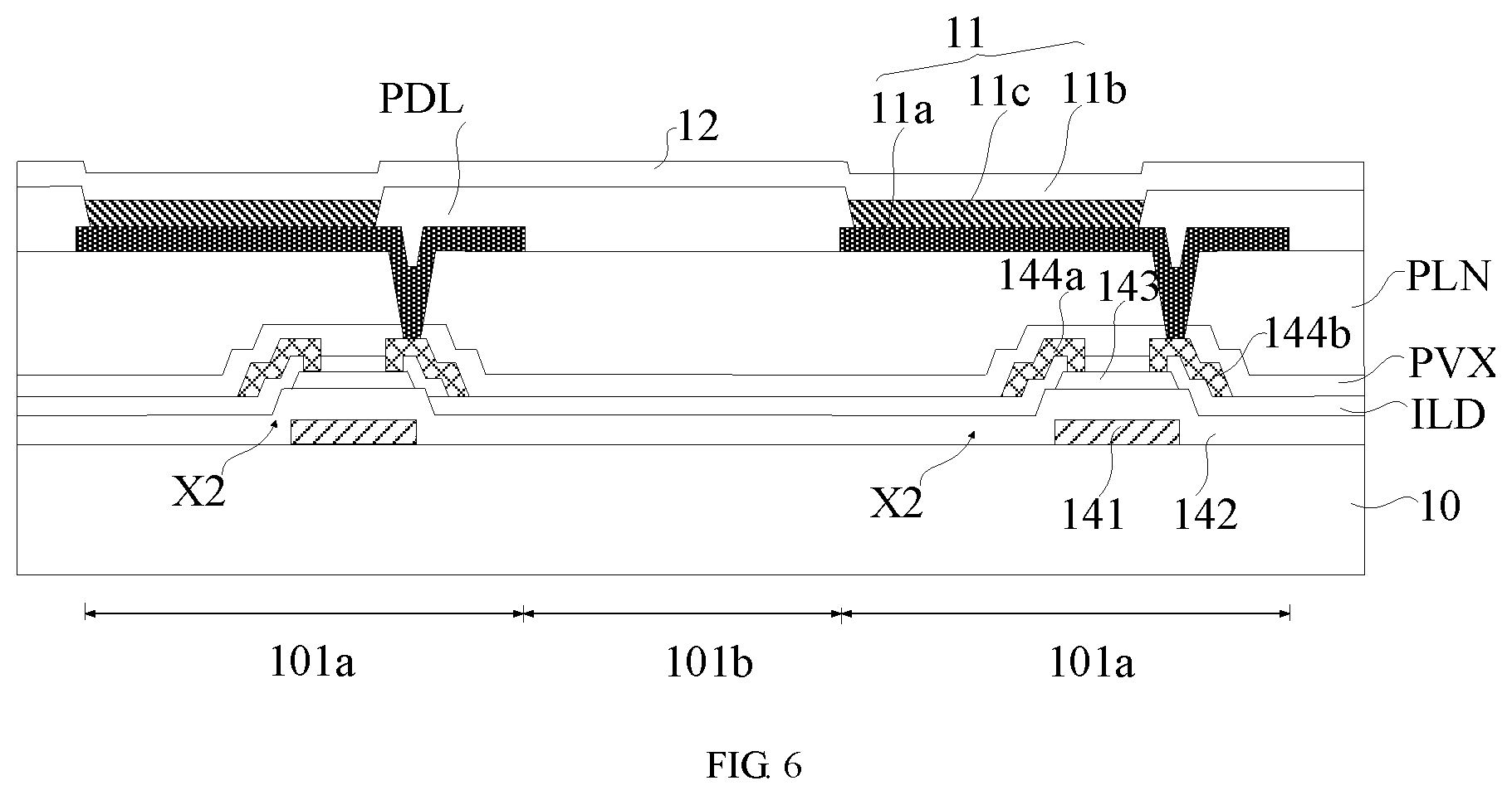 Patent US12610685 Figure 5 – Display panels, transparent display panels and manufacturing methods therefor
