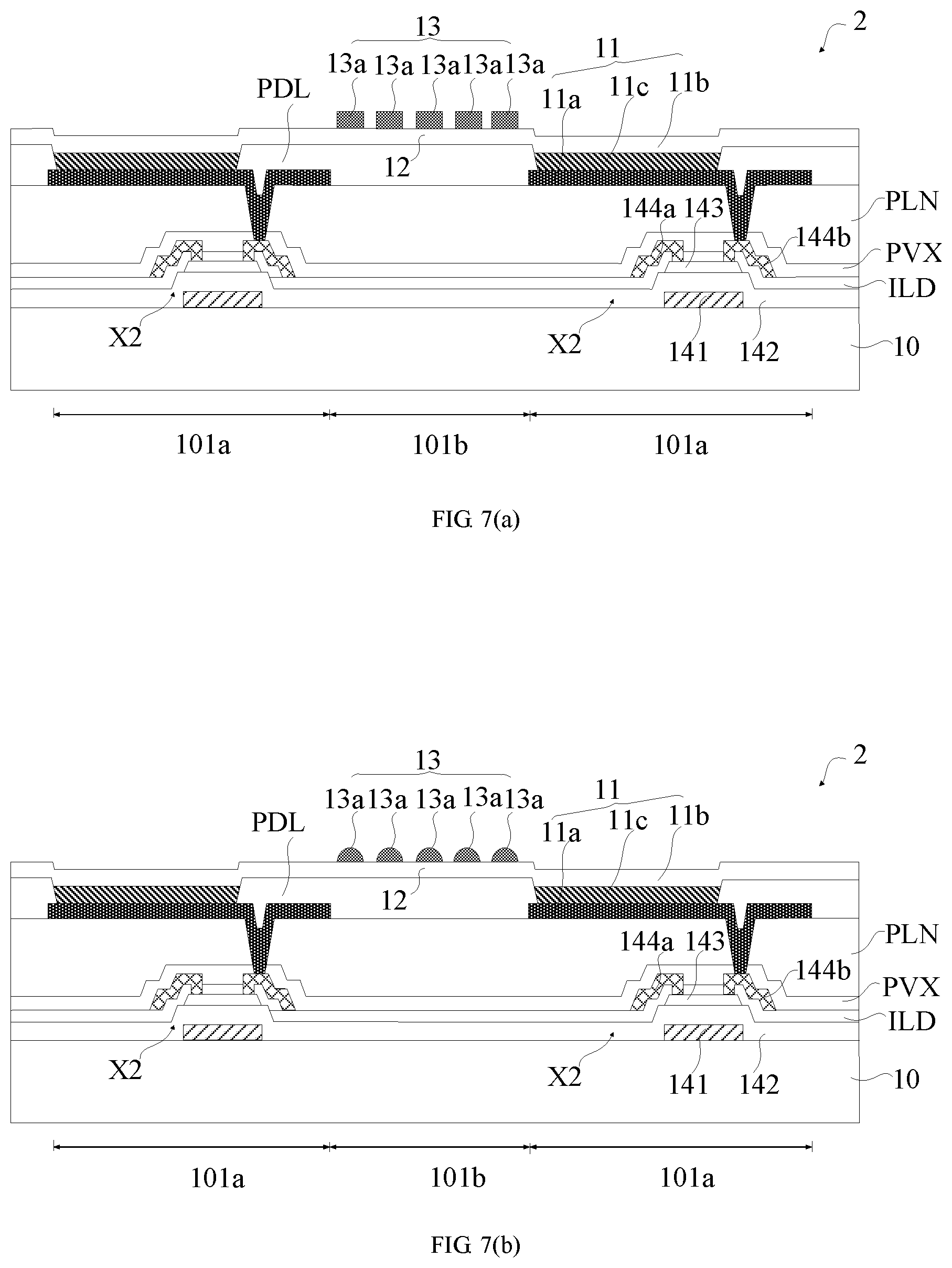 Patent US12610685 Figure 6 – Display panels, transparent display panels and manufacturing methods therefor