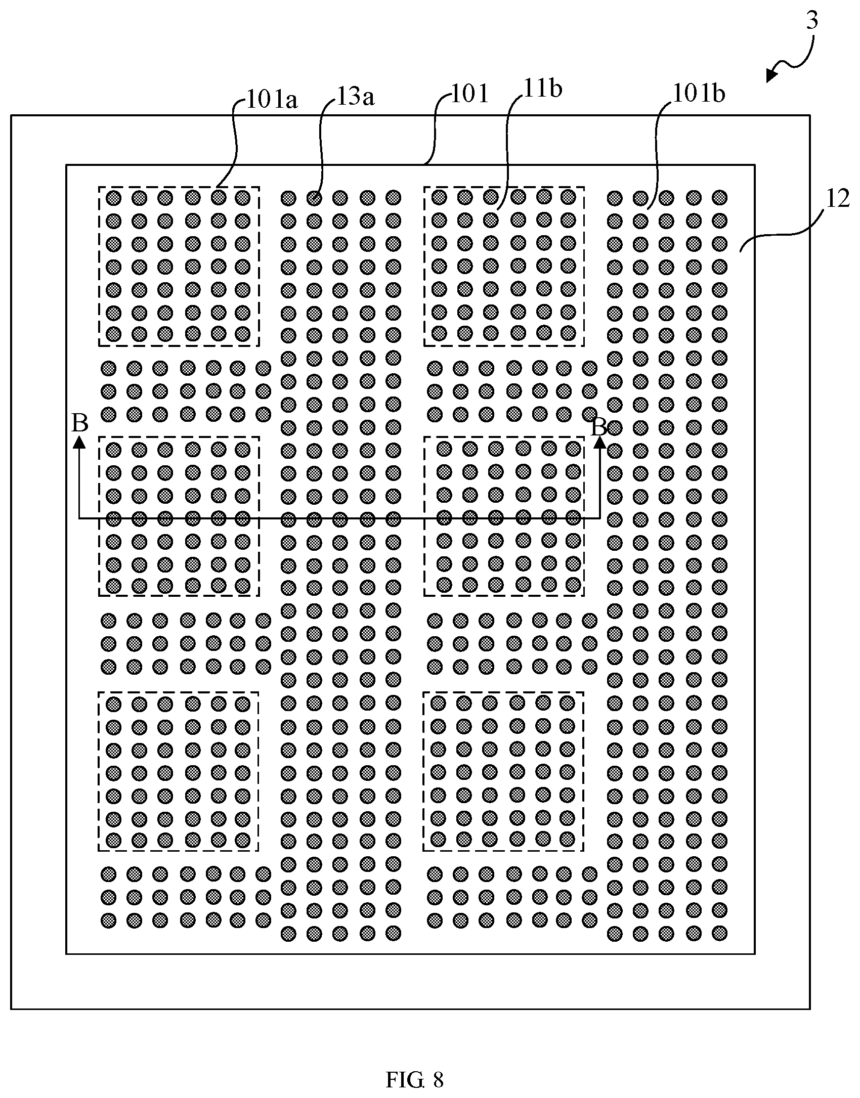 Patent US12610685 Figure 7 – Display panels, transparent display panels and manufacturing methods therefor