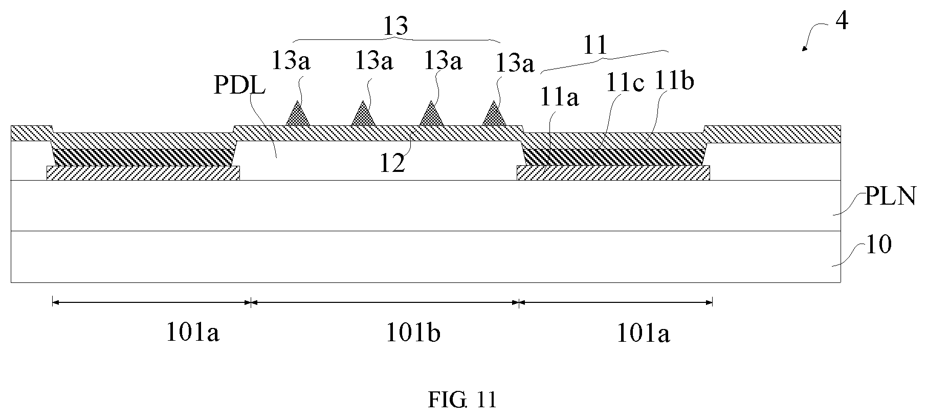 Patent US12610685 Figure 10 – Display panels, transparent display panels and manufacturing methods therefor