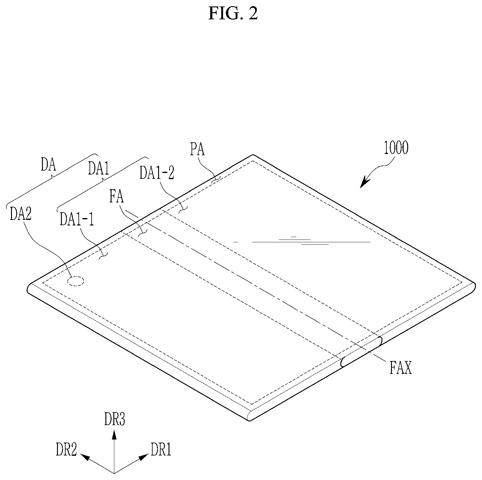 Patent US12610688 Figure 2 – Display device