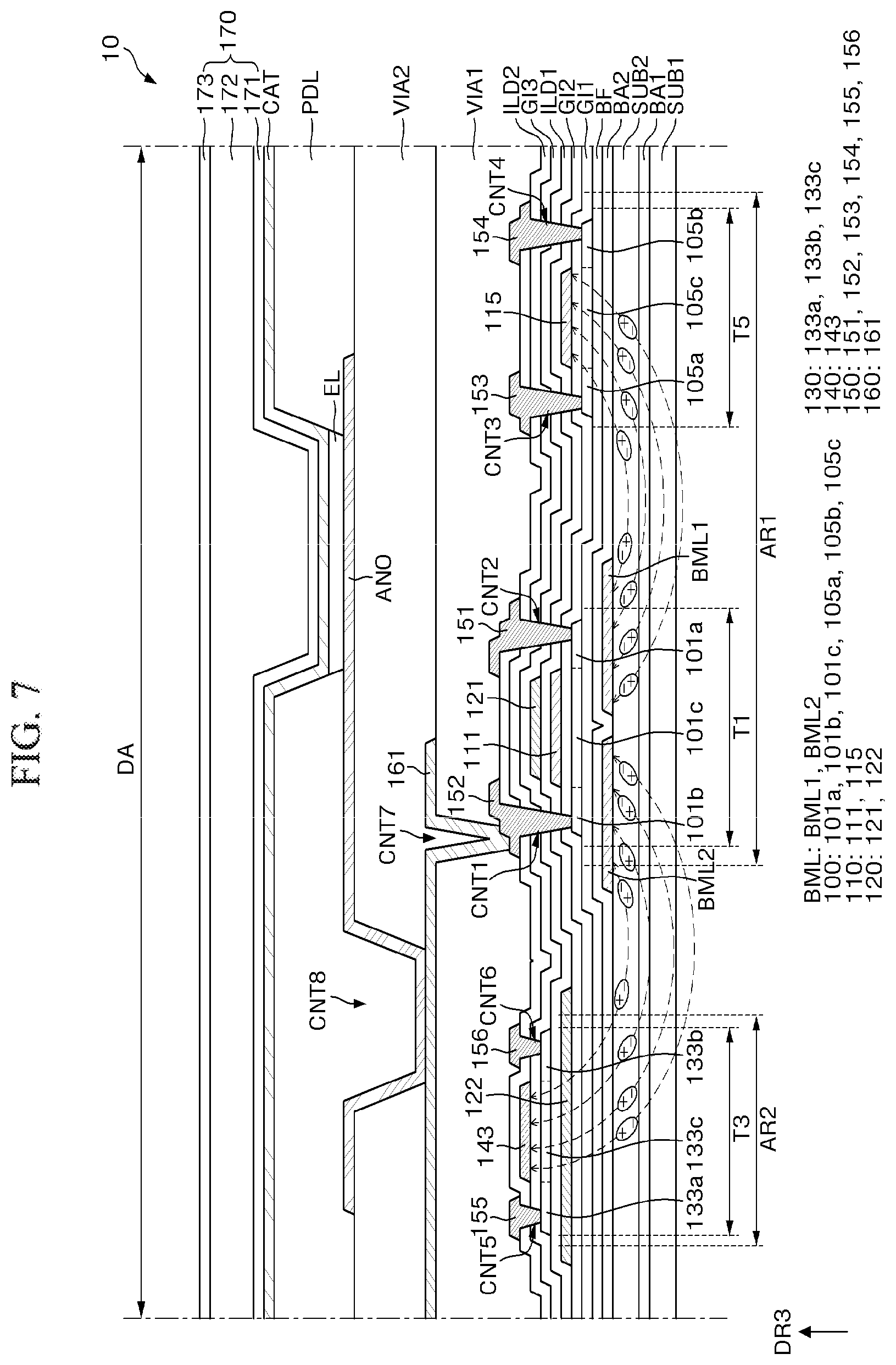Patent US12610689 Figure 7 – Display device
