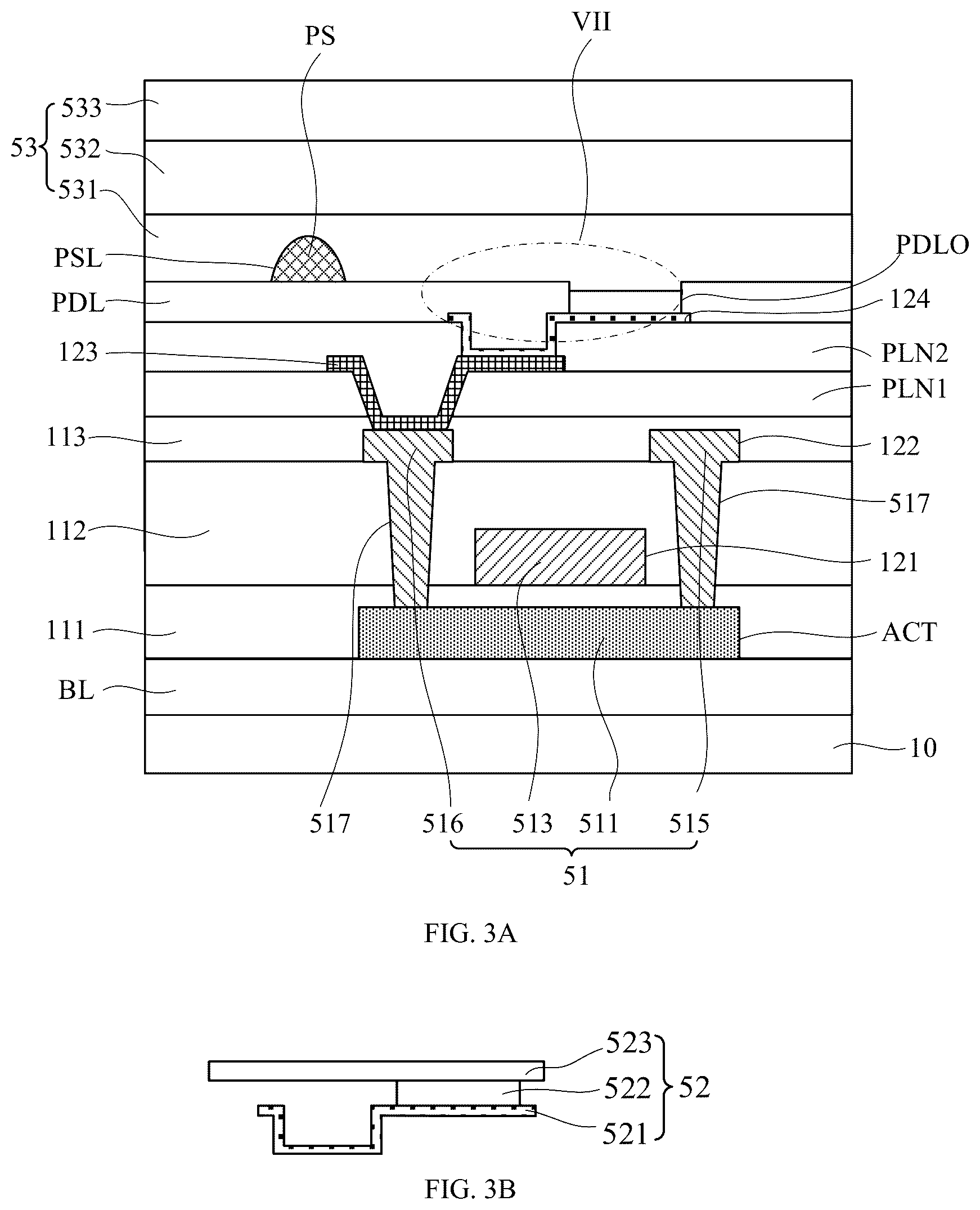 Patent US12610692 Figure 3 – Display panel and display device