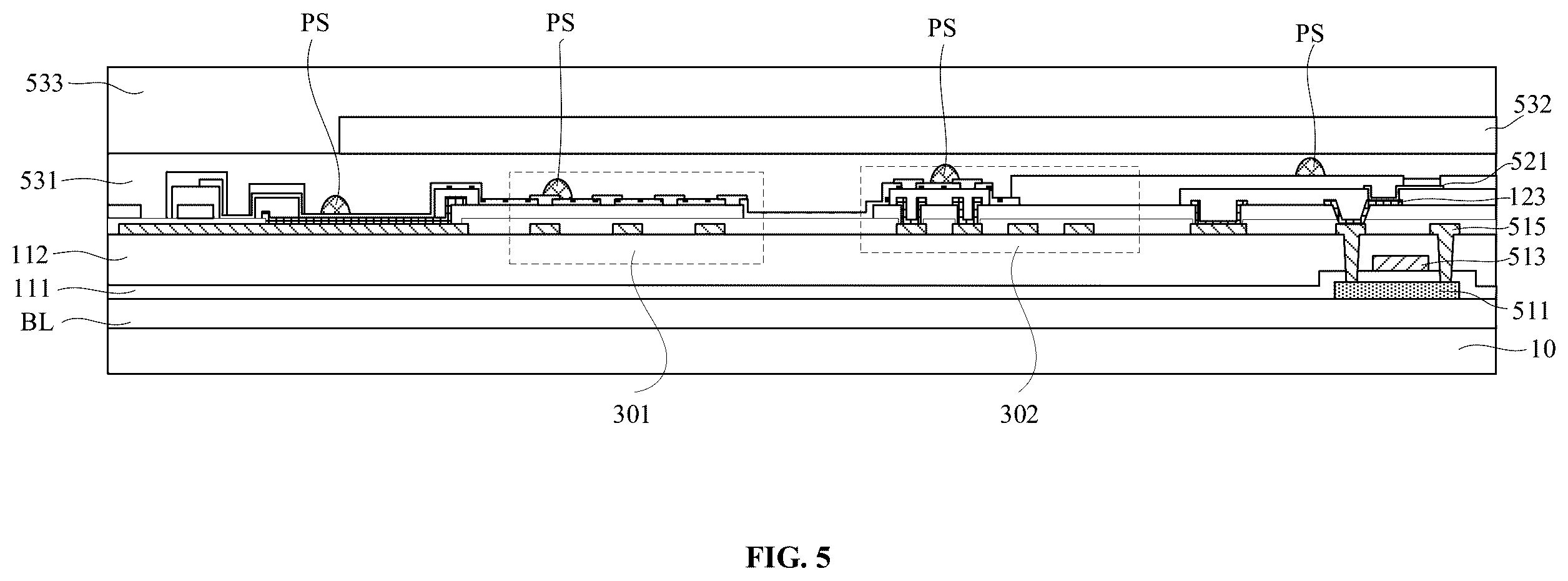Patent US12610692 Figure 5 – Display panel and display device