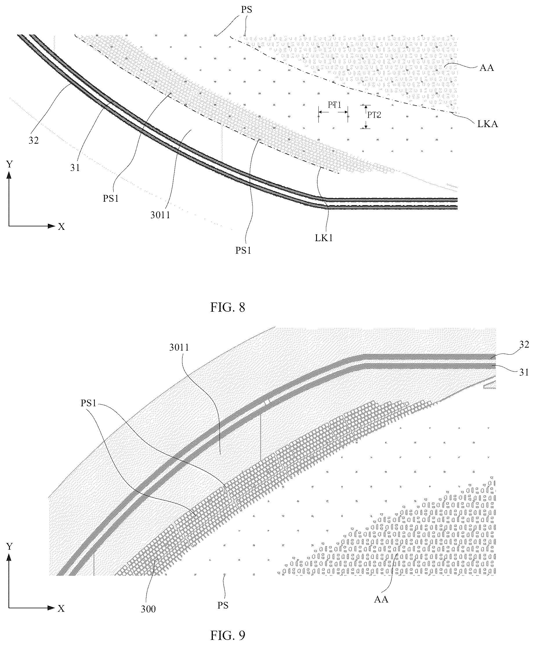 Patent US12610692 Figure 8 – Display panel and display device