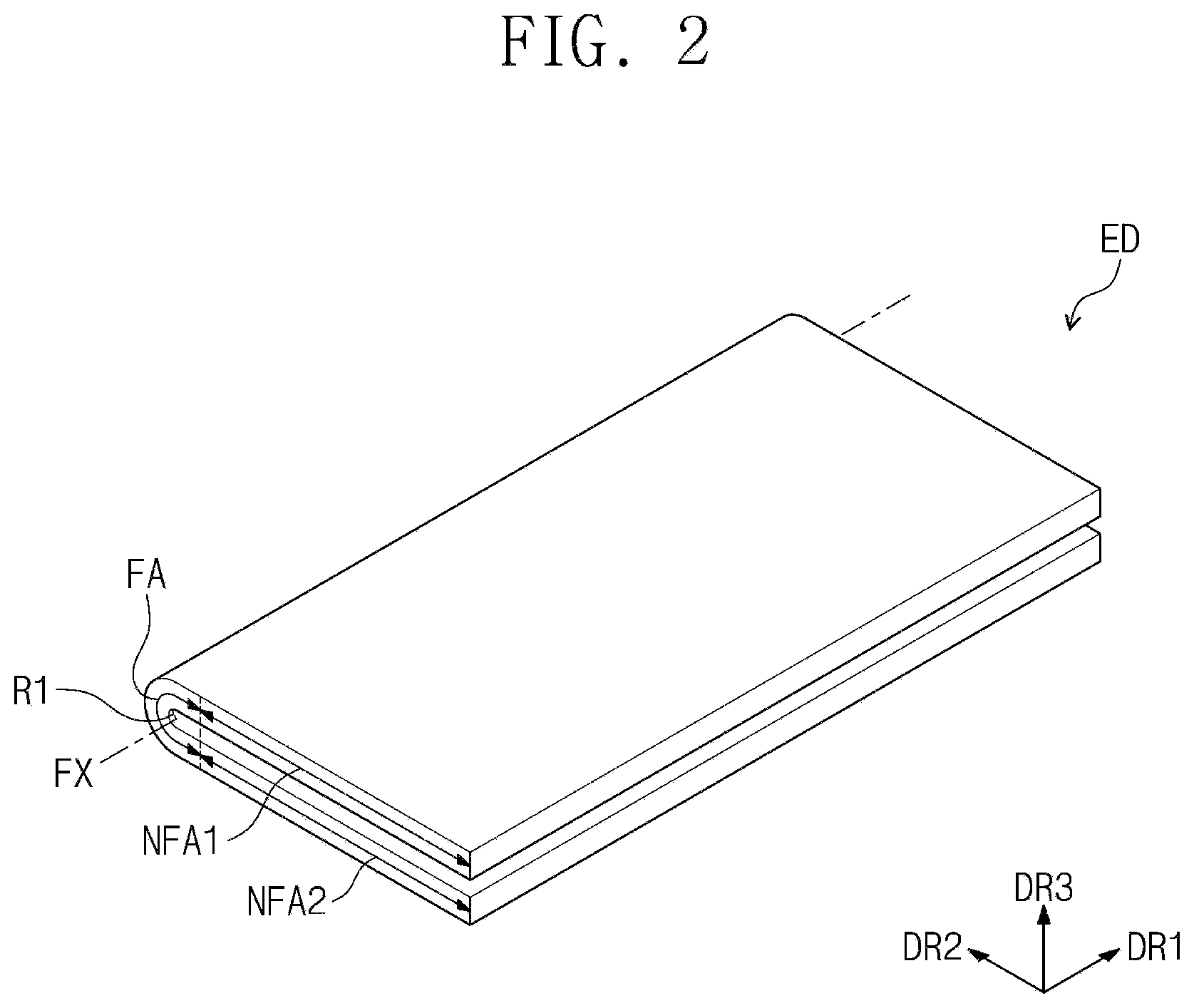Patent US12610697 Figure 2 – Display device